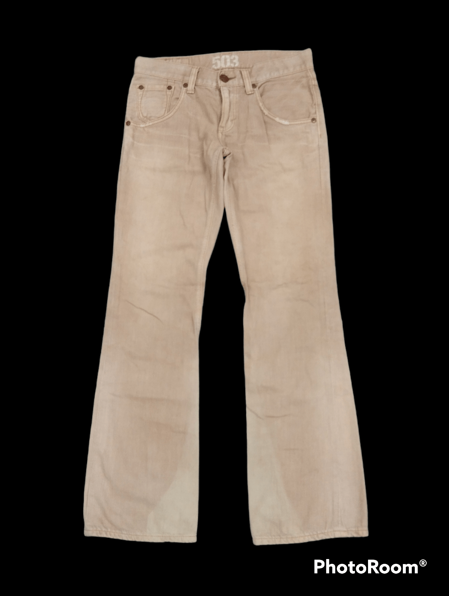 Vintage FLARE🔥SICK WASHED PEACH 503 EDWIN DENIM PANTS Size US 30 / EU 46 - 1 Thumbnail