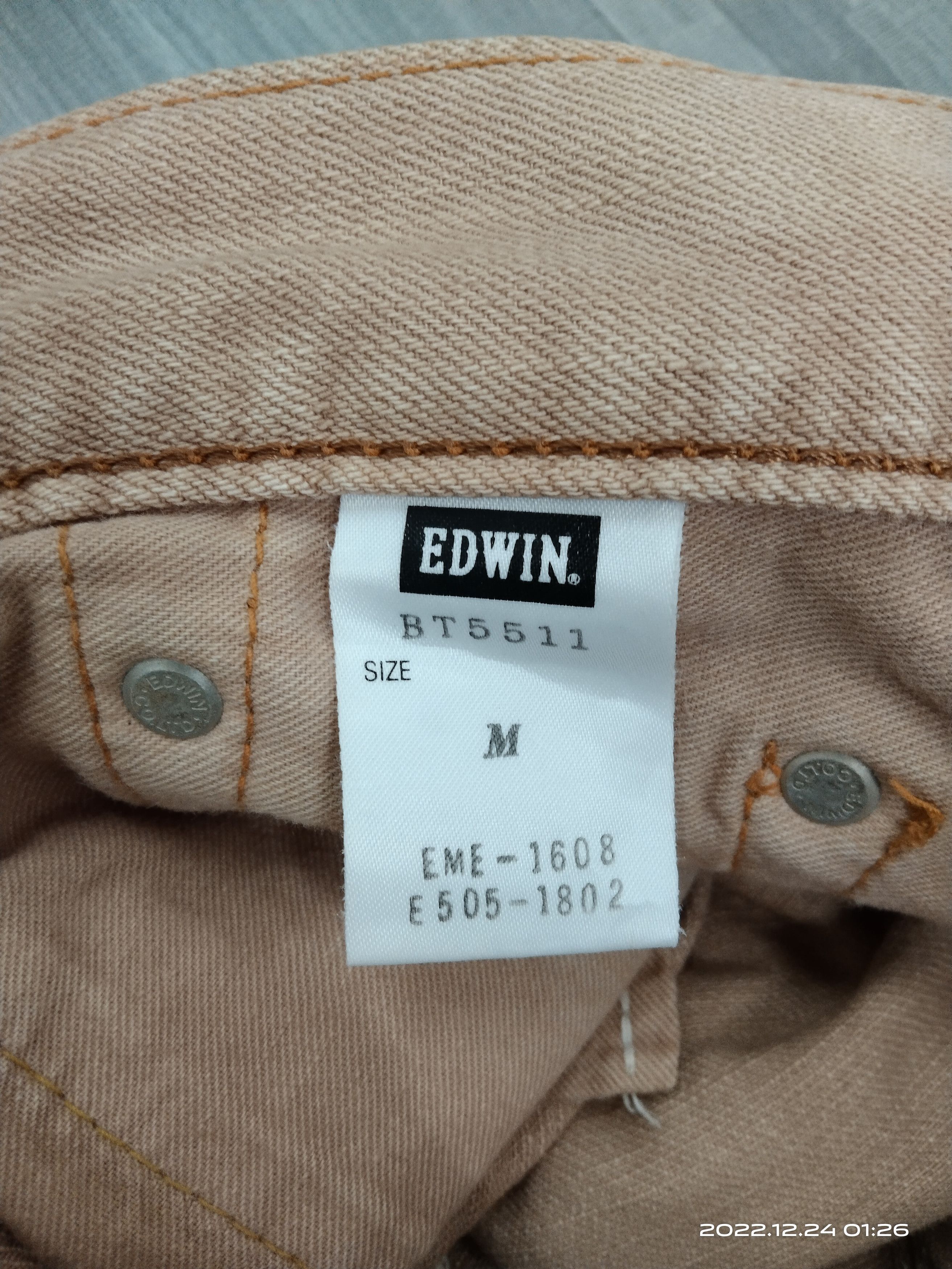 Vintage FLARE🔥SICK WASHED PEACH 503 EDWIN DENIM PANTS Size US 30 / EU 46 - 8 Thumbnail