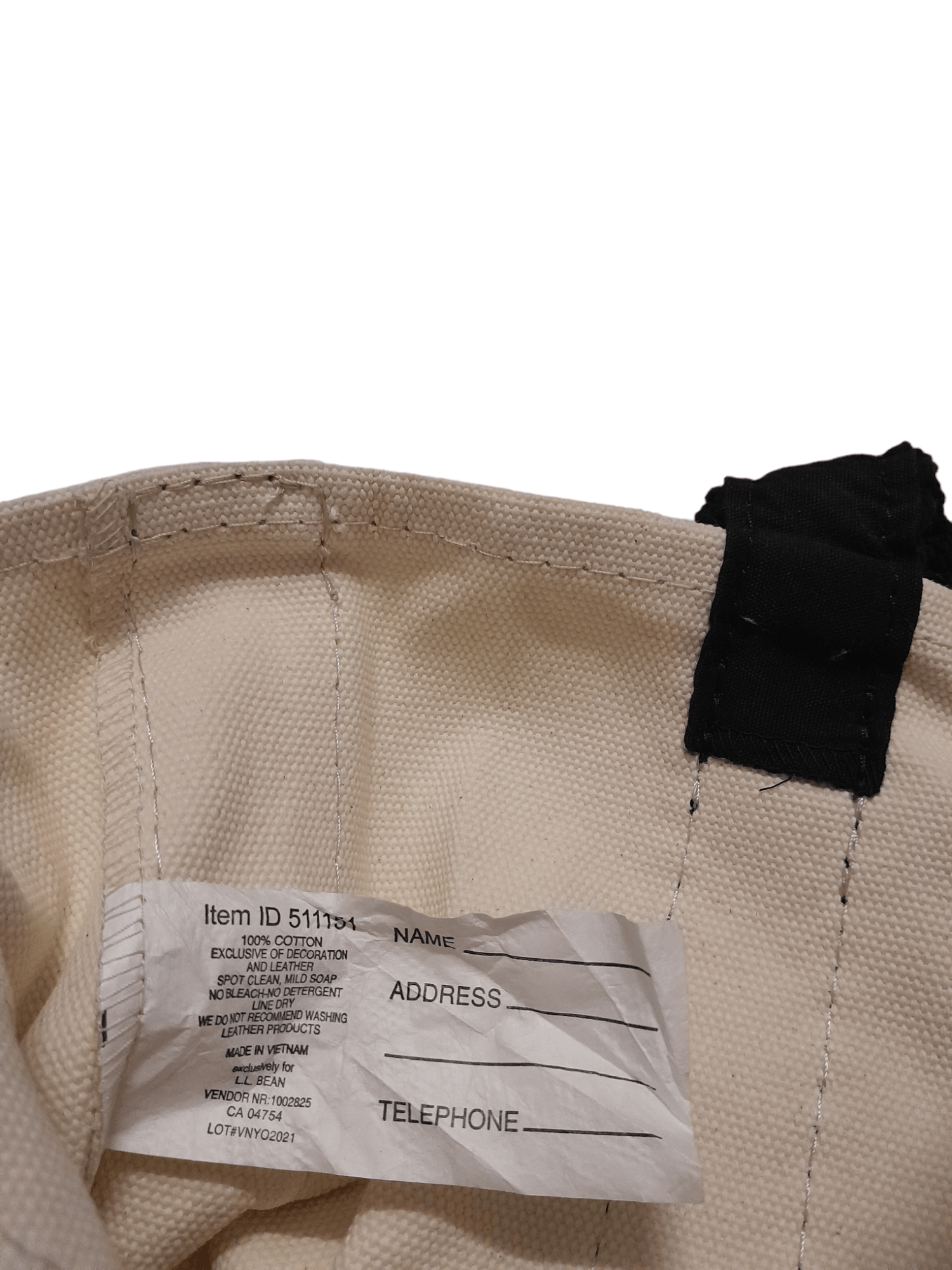 L.L. Bean L.L Bean Boat Tote Bag vintage Heavy Duty (E531) Size ONE SIZE - 6 Thumbnail