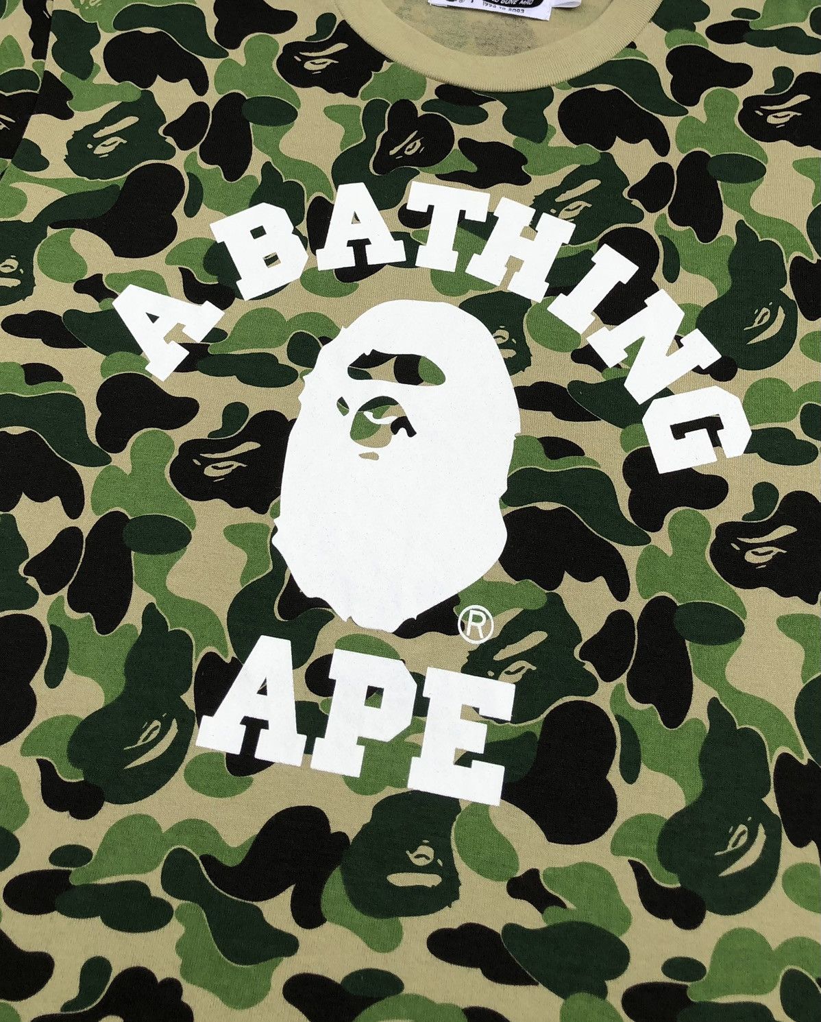 Bape ABC Camo College Tee Size US S / EU 44-46 / 1 - 1 Thumbnail