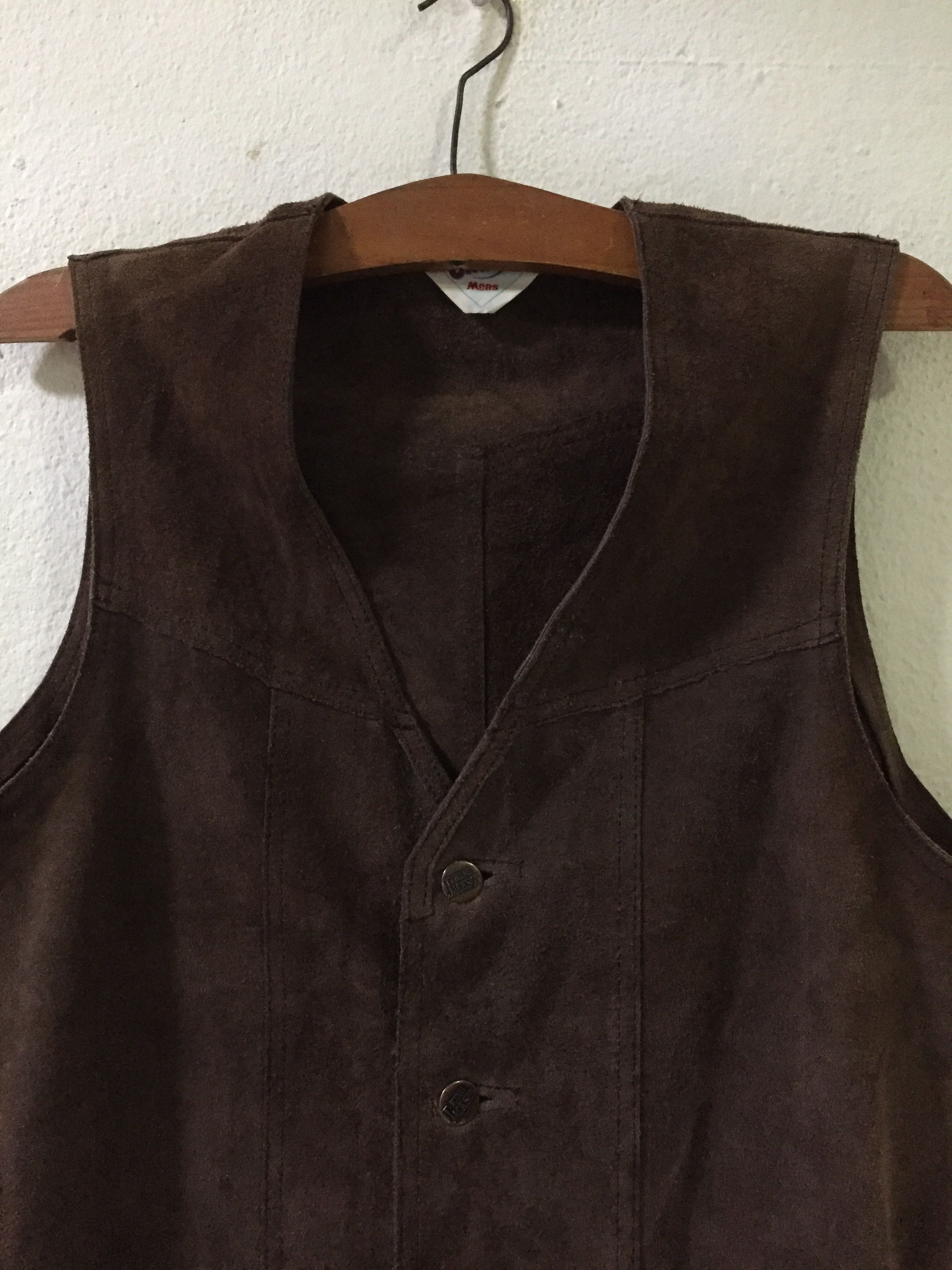 Leather Vintage King Jackson Leather Vest Size US S / EU 44-46 / 1 - 4 Thumbnail