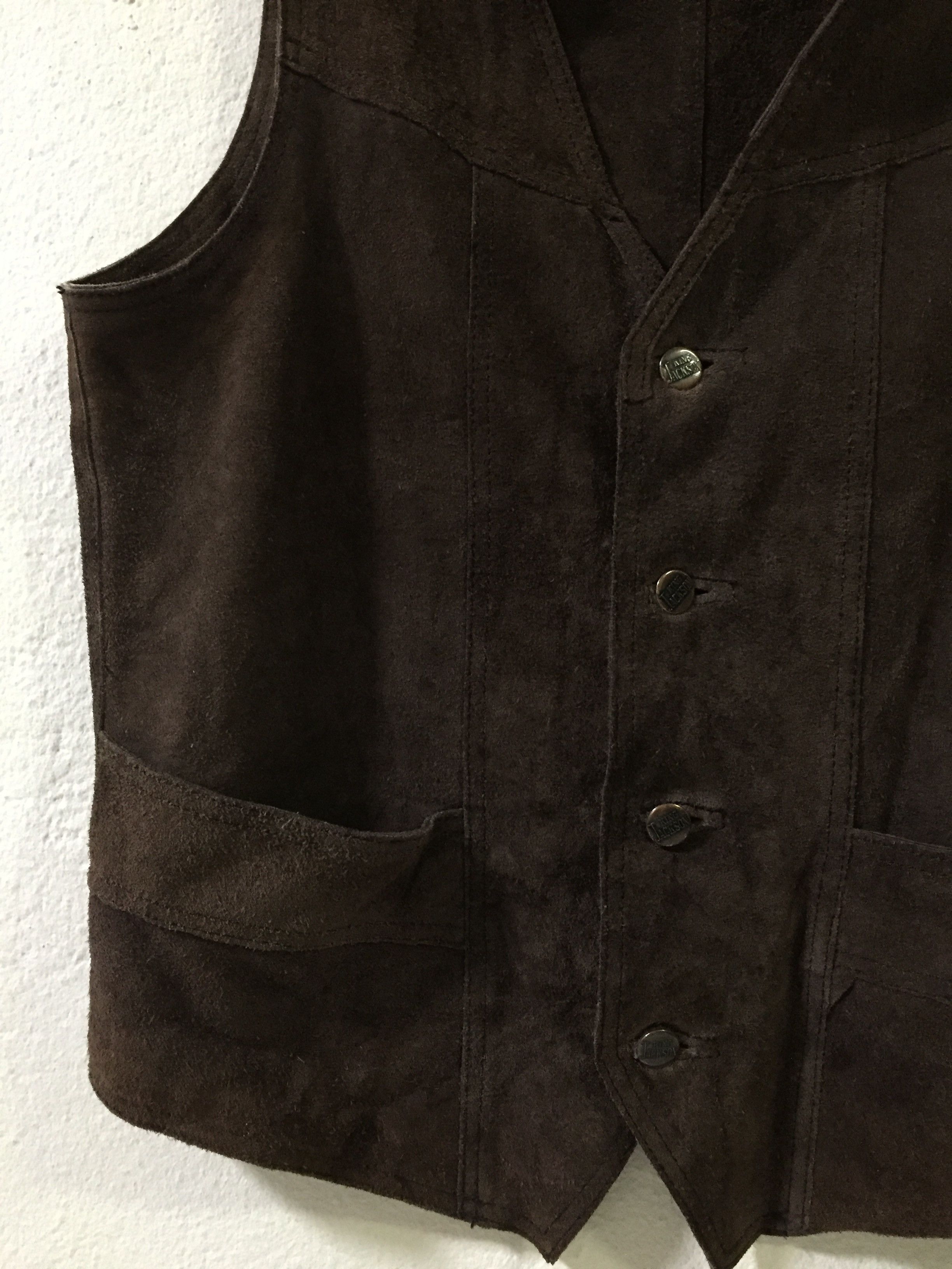 Leather Vintage King Jackson Leather Vest Size US S / EU 44-46 / 1 - 3 Thumbnail