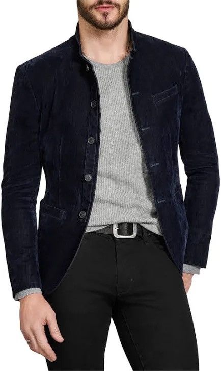 John Varvatos Flocked velvet jacket. Size EU 48 USA 38 Size US M / EU 48-50 / 2 - 15 Thumbnail