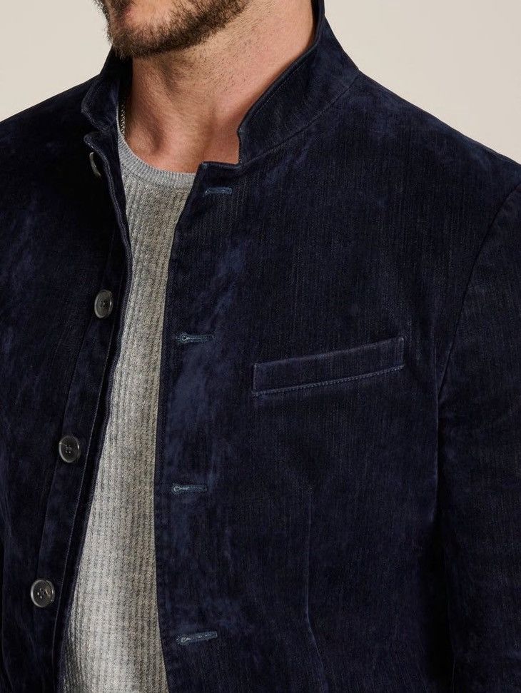 John Varvatos Flocked velvet jacket. Size EU 48 USA 38 Size US M / EU 48-50 / 2 - 12 Thumbnail