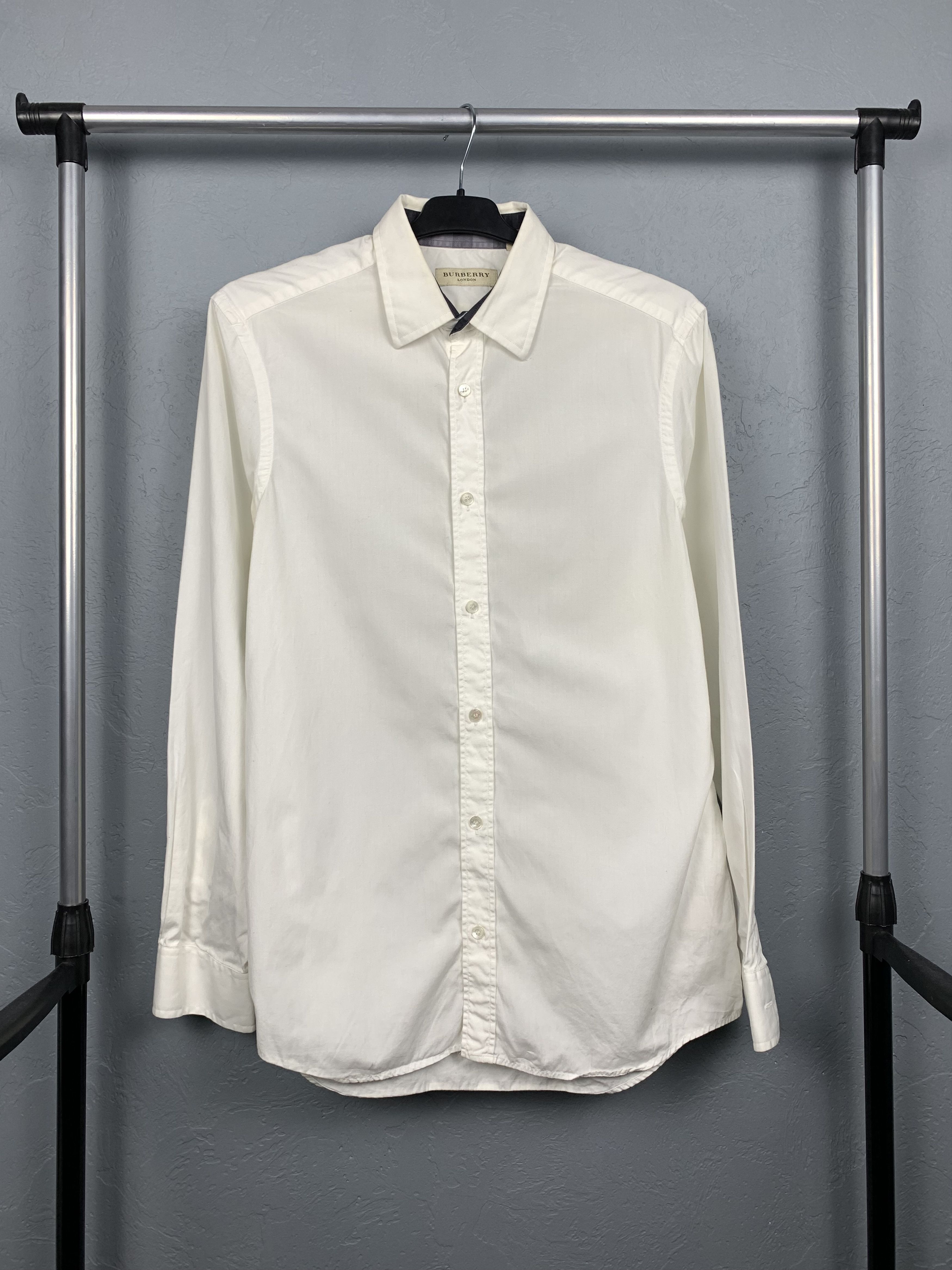 Burberry Burberry Vintage Mens Shirt Size US M / EU 48-50 / 2 - 1 Thumbnail