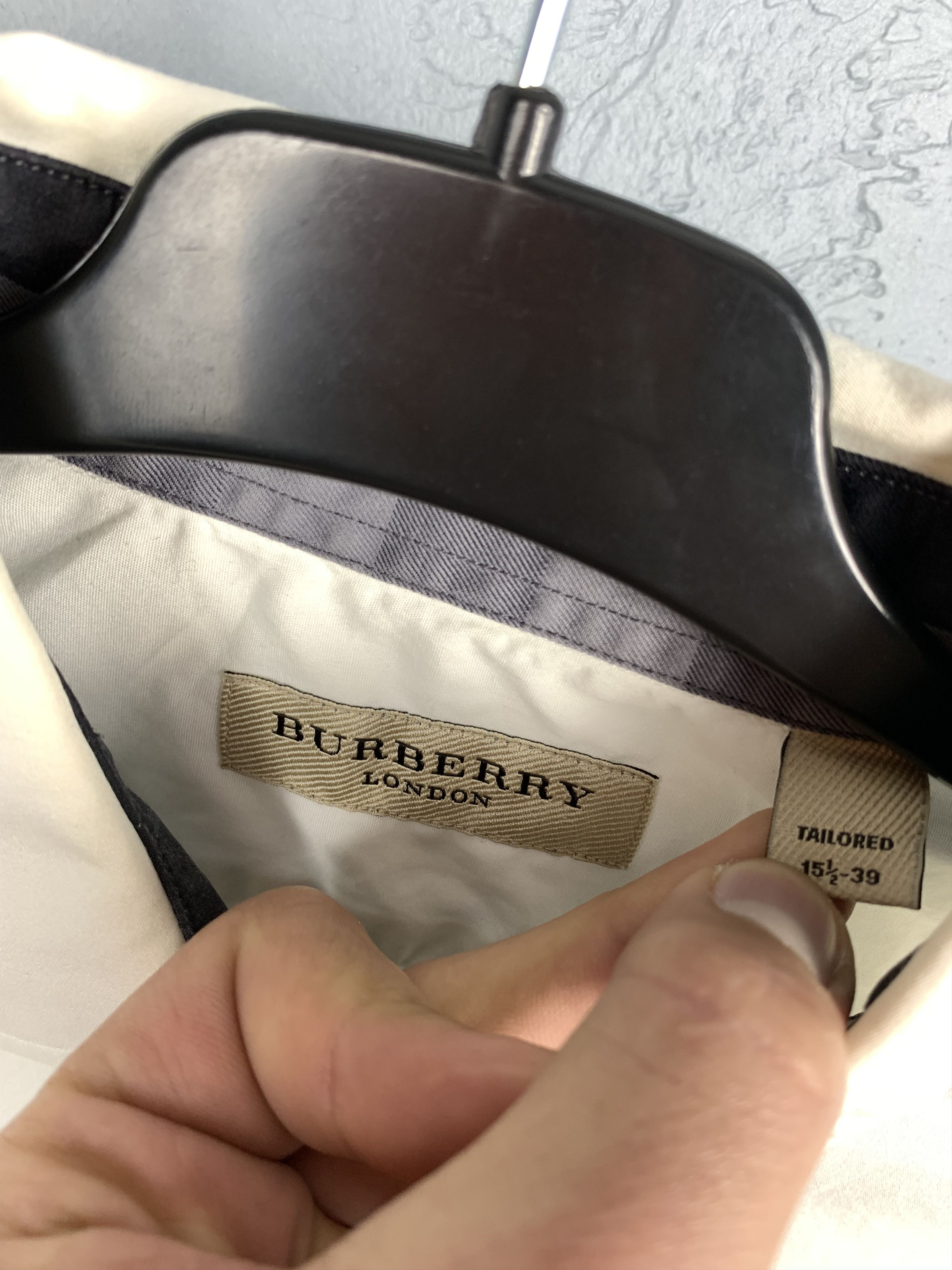 Burberry Burberry Vintage Mens Shirt Size US M / EU 48-50 / 2 - 3 Thumbnail