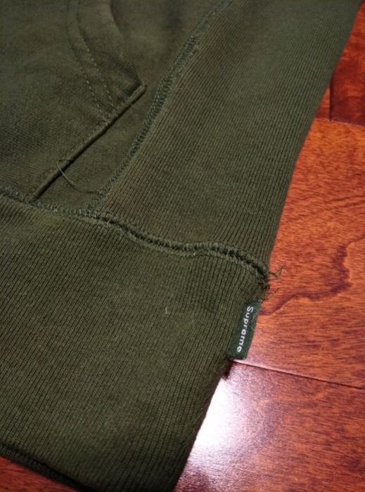 Supreme Supreme Box Logo Hoodie Medium Army Pullover Olive Green