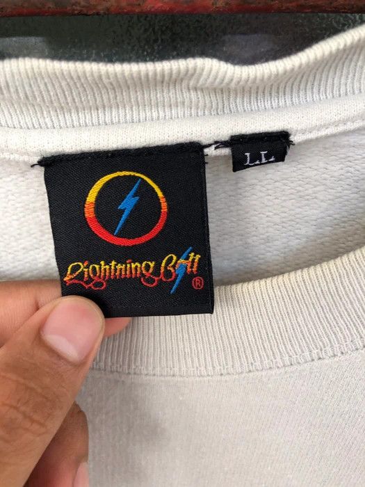 Lightning Bolt Lighting Bolt Small Logo Sweatshirt Size US XL / EU 56 / 4 - 3 Thumbnail