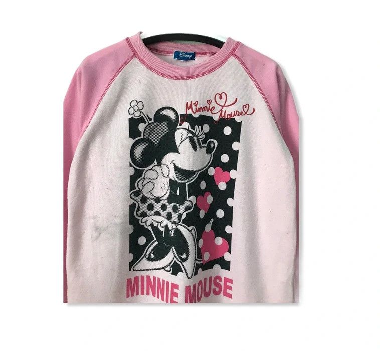 Cartoon Network × Disney × Mickey Mouse MINNIE MOUSE Big Logo Sweatshirt Size US S / EU 44-46 / 1 - 2 Thumbnail
