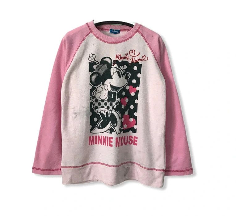 image of Cartoon Network x Disney Minnie Mouse Big Logo Sweatshirt, Men's (Size Small)