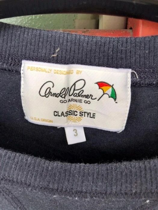 Japanese Brand Arnold Palmer Plain Small Logo Sweatshirt Size US S / EU 44-46 / 1 - 3 Thumbnail