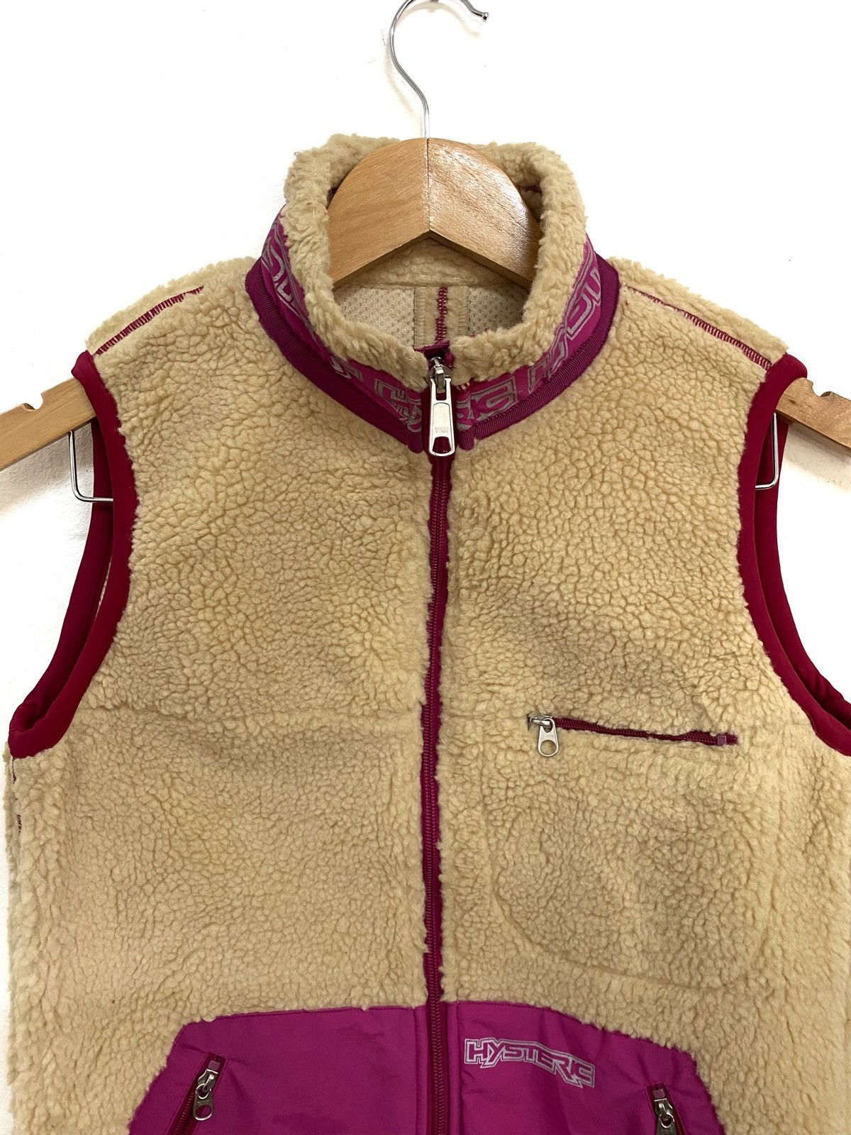 Hysteric Glamour Rare🔥Hysteric Glamour Deep Pile Sherpa Fleece Vest Jacket Size S / US 4 / IT 40 - 4 Thumbnail