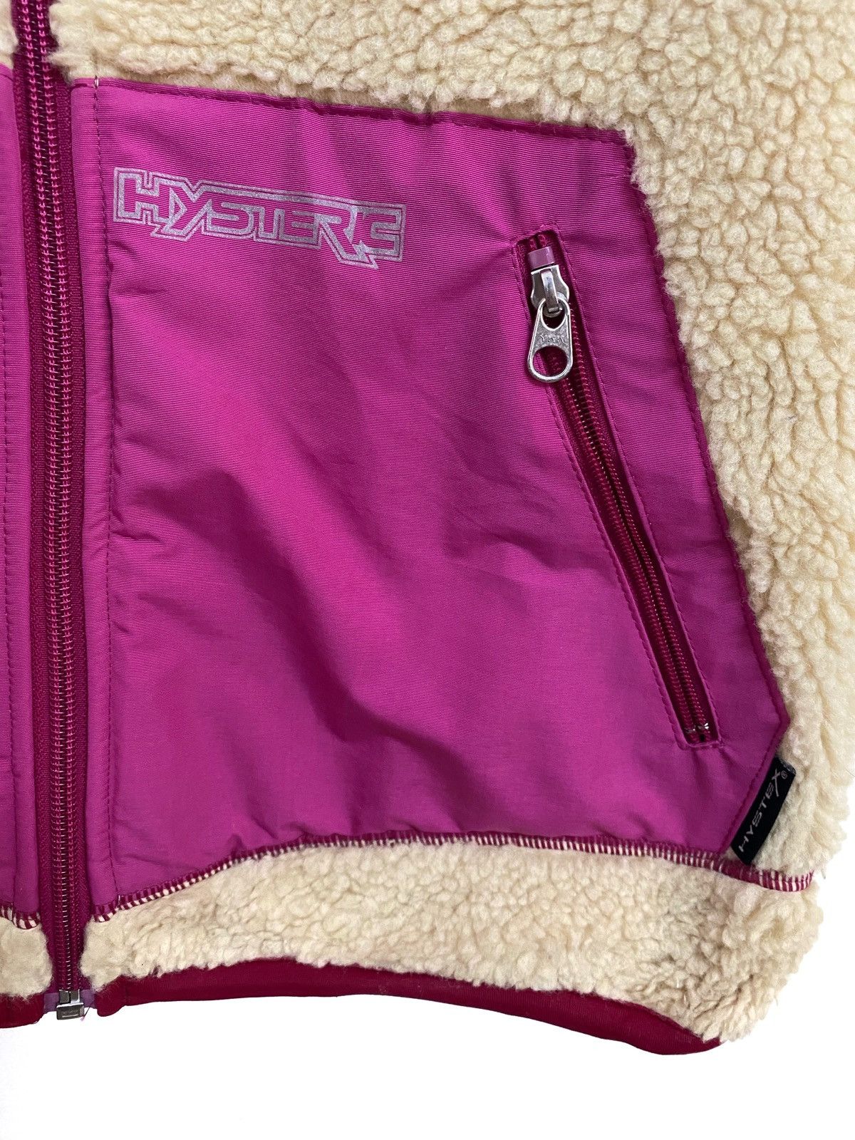 Hysteric Glamour Rare🔥Hysteric Glamour Deep Pile Sherpa Fleece Vest Jacket Size S / US 4 / IT 40 - 5 Thumbnail