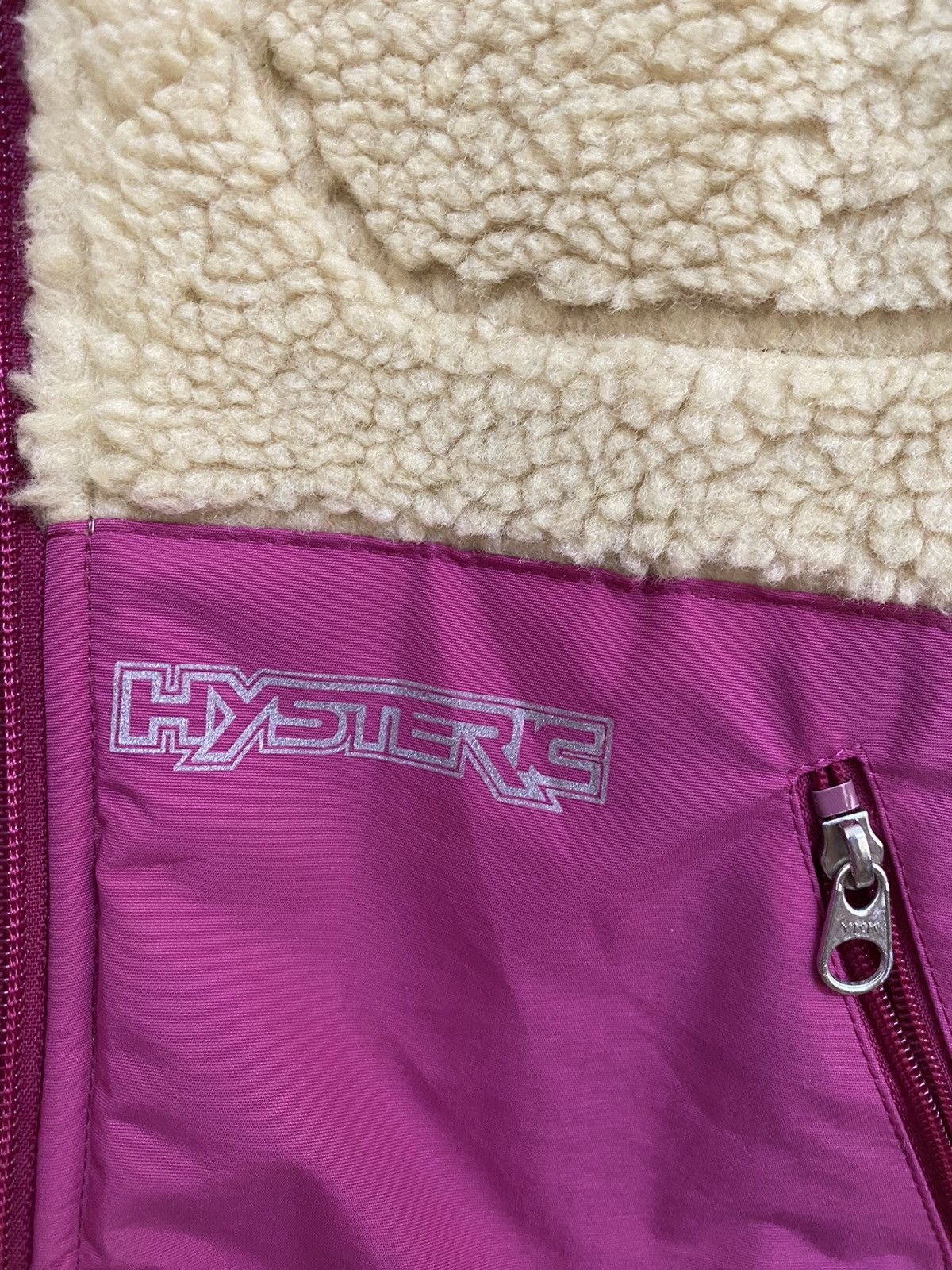 Hysteric Glamour Rare🔥Hysteric Glamour Deep Pile Sherpa Fleece Vest Jacket Size S / US 4 / IT 40 - 7 Thumbnail