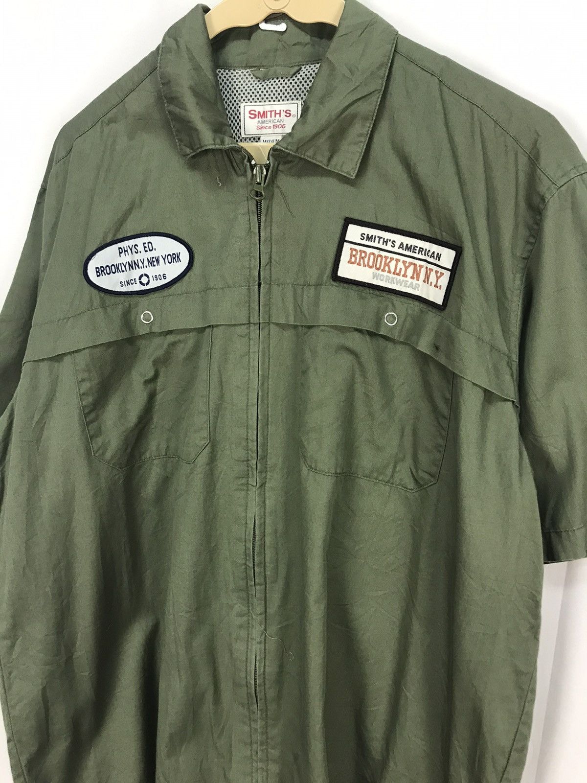 Other × Vintage Smith American Brooklyn zipper shirt with patches Size US M / EU 48-50 / 2 - 6 Thumbnail