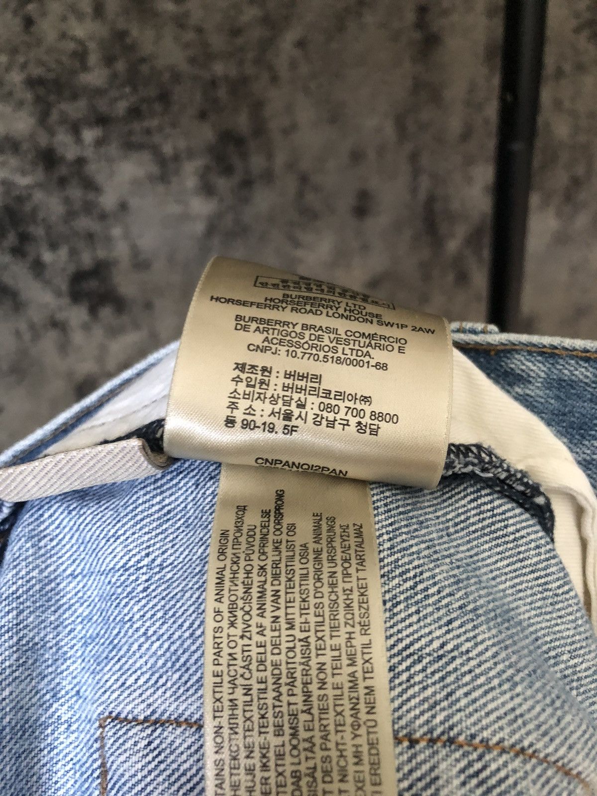 Burberry Burberry Brit distressed blue washed slim jeans Size US 34 / EU 50 - 10 Thumbnail