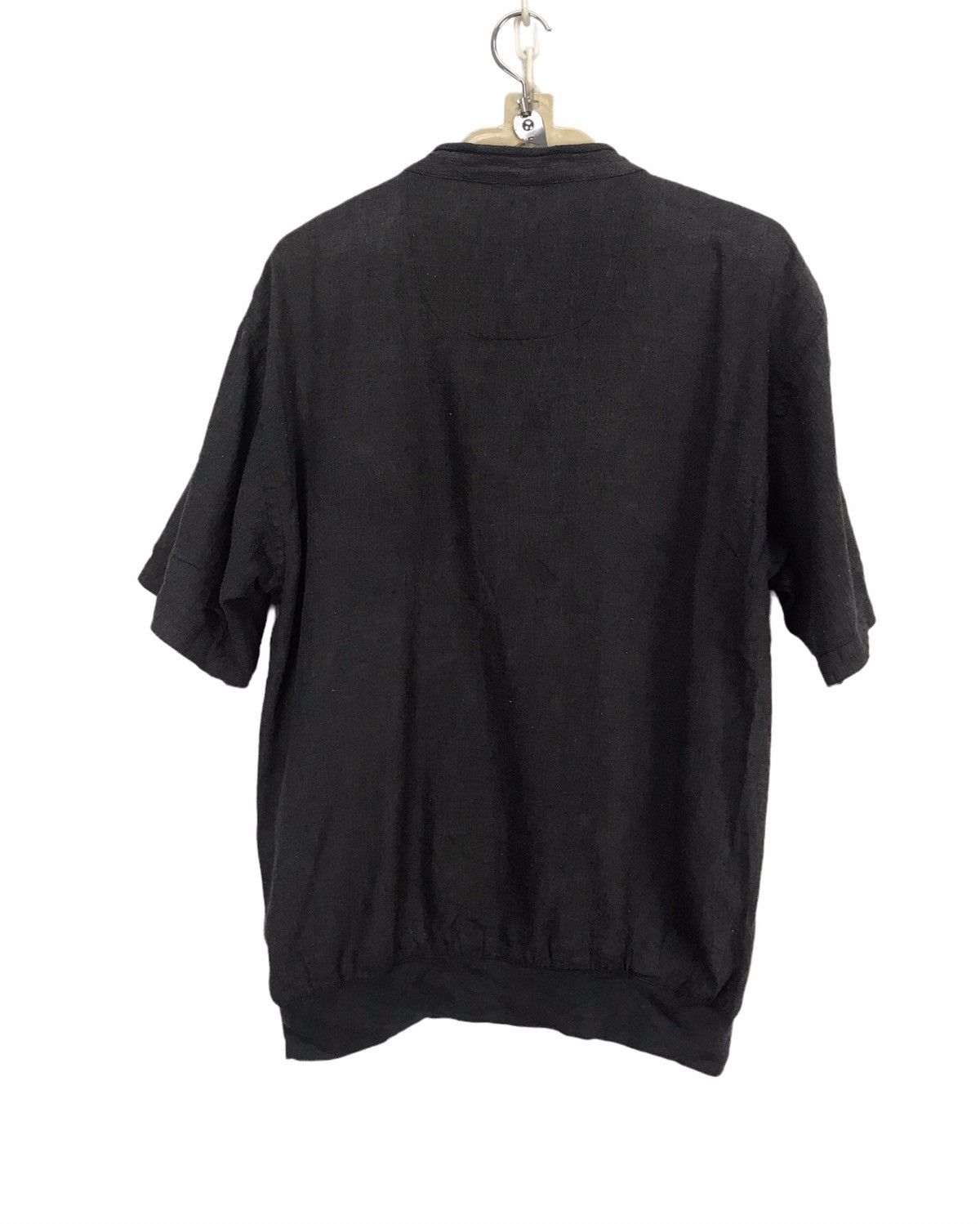 Japanese Brand Nicole st. Gilles spellout half button shirt Size US M / EU 48-50 / 2 - 2 Thumbnail