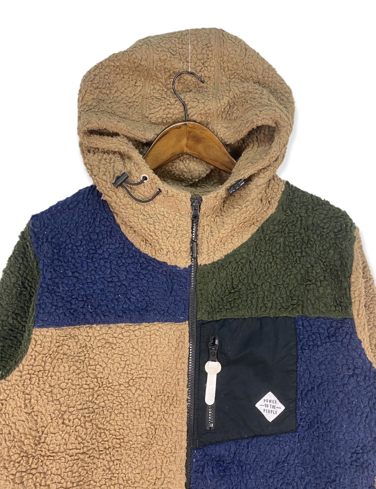 Japanese Brand Power To The People Sherpa Jacket Size US M / EU 48-50 / 2 - 2 Thumbnail