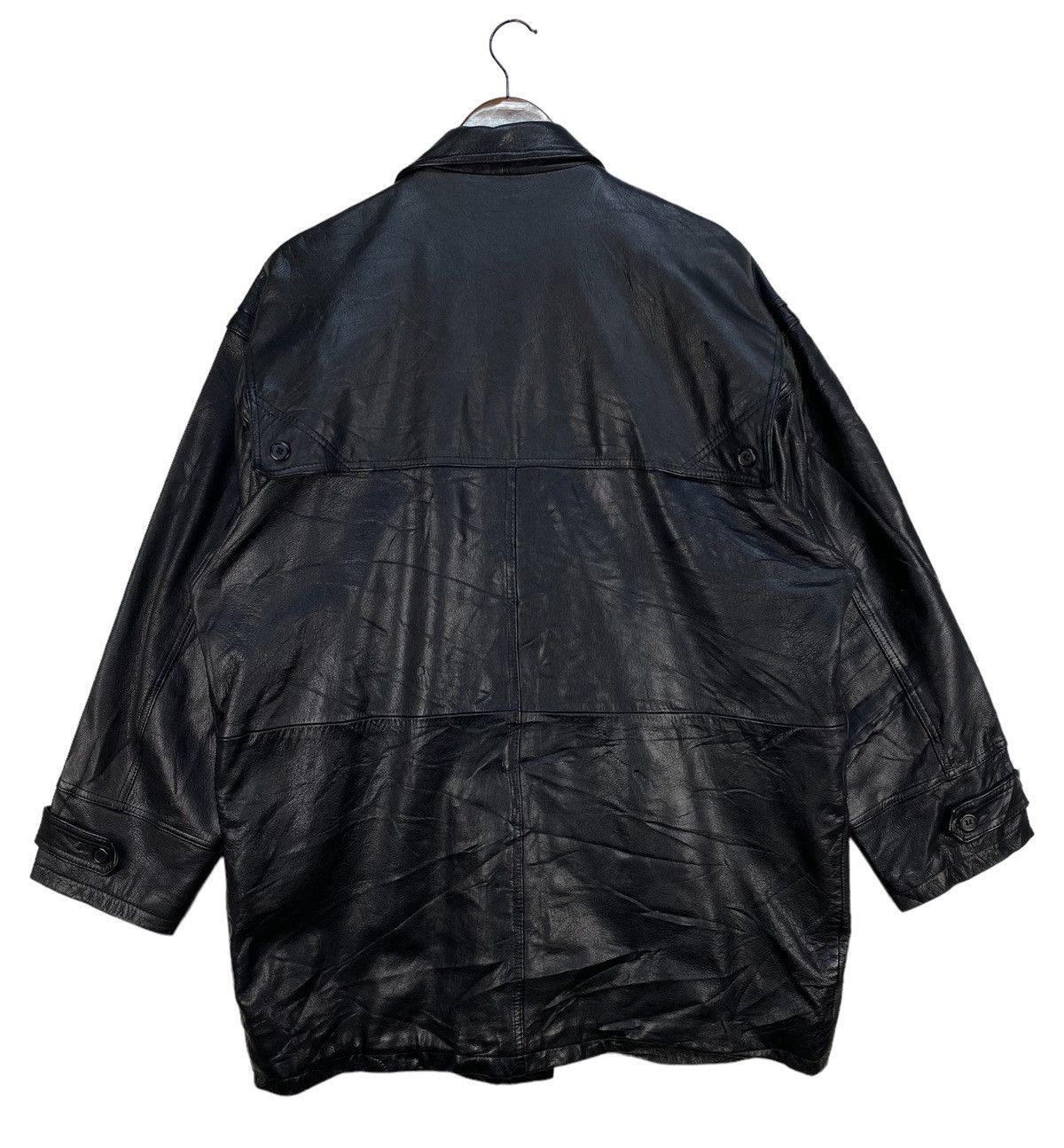 Genuine Leather Vintage Wind Armor Leather Jacket Size US L / EU 52-54 / 3 - 6 Thumbnail
