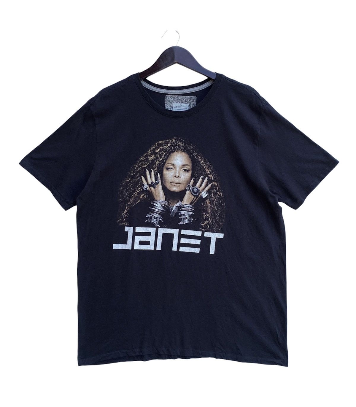 Band Tees 💥JANET JACKSON American pop singer TEE shirt Size US XL / EU 56 / 4 - 1 Thumbnail