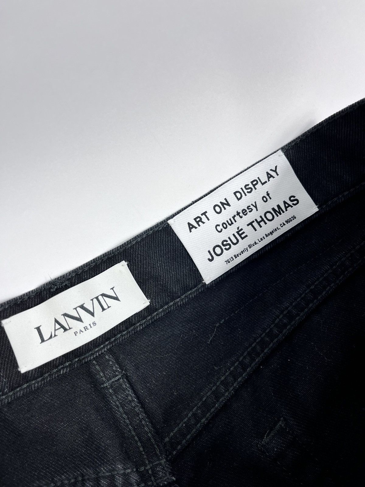 Gallery Dept. × Lanvin LANVIN X GALLERY DEPT. BLACK PANTALON JEANS SIZE: 32 Size US 32 / EU 48 - 4 Thumbnail