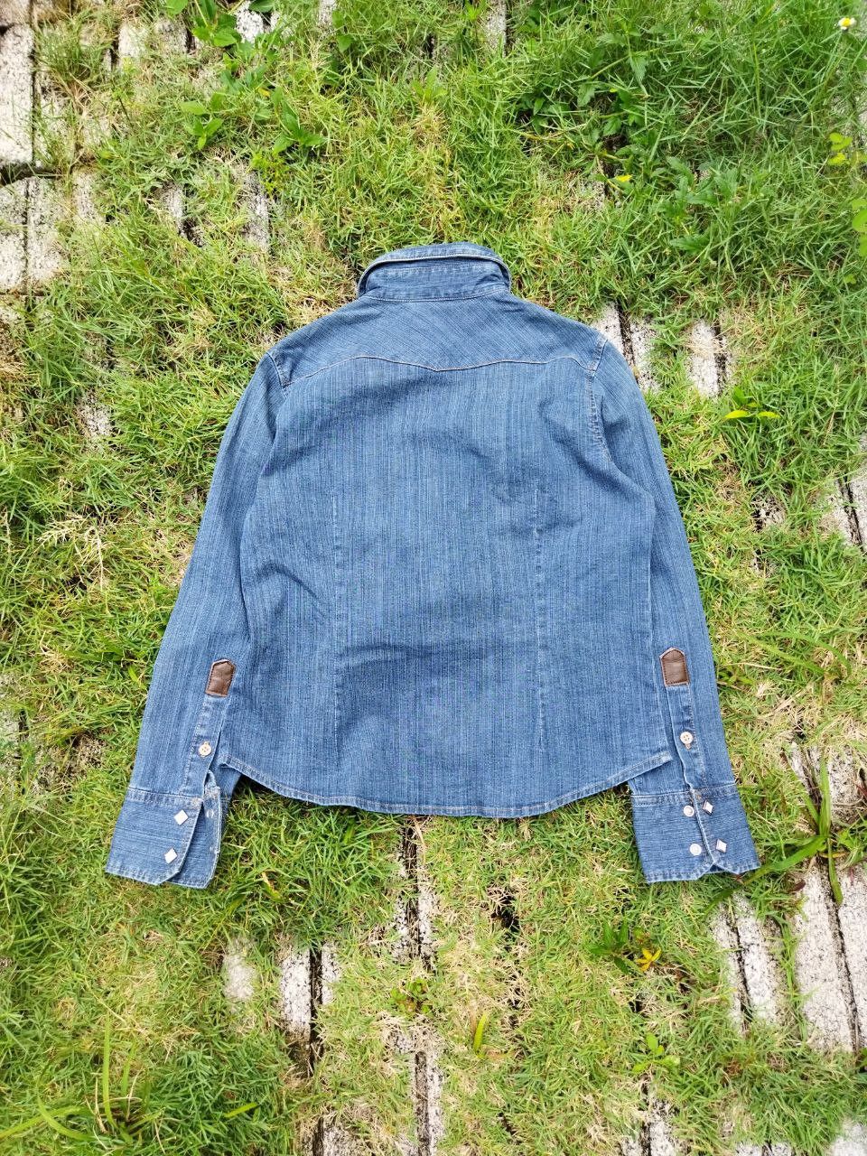 MCM Vintage MCM Denim Blue Shirt - Size L Size L / US 10 / IT 46 - 7 Thumbnail
