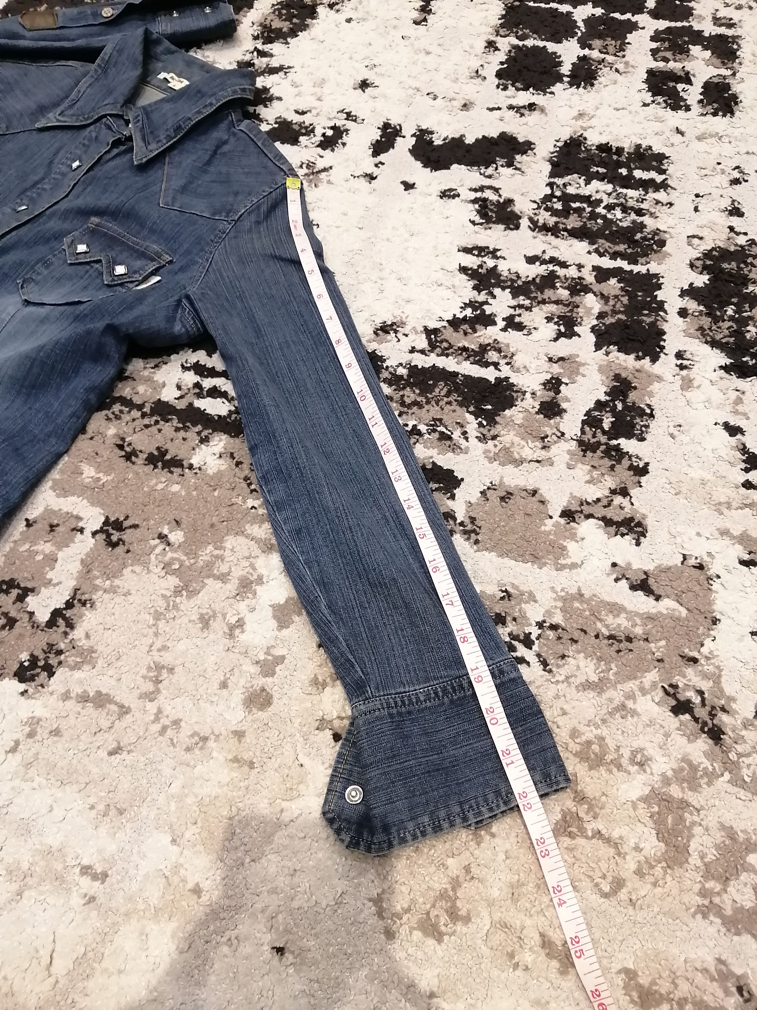 MCM Vintage MCM Denim Blue Shirt - Size L Size L / US 10 / IT 46 - 11 Thumbnail