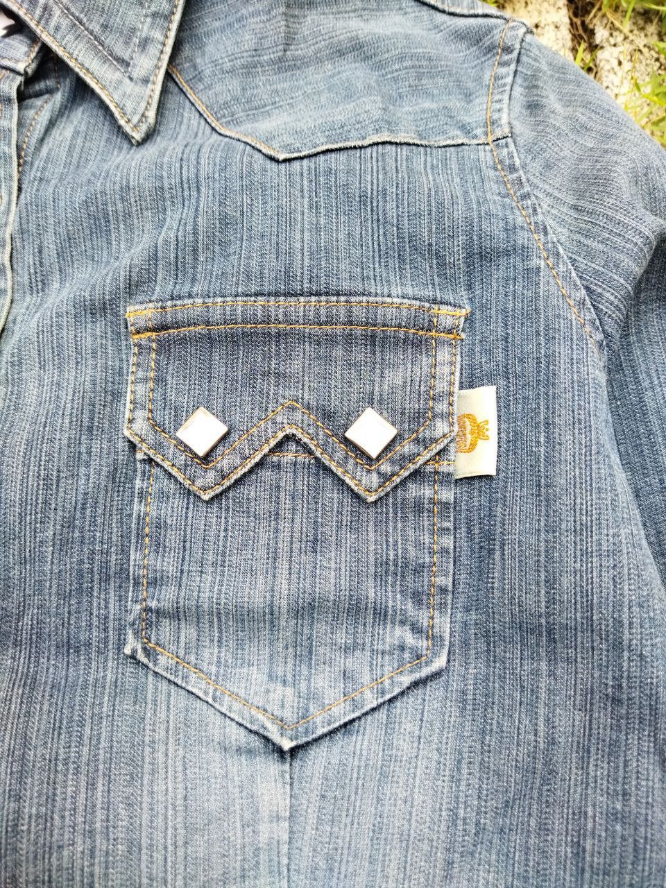 MCM Vintage MCM Denim Blue Shirt - Size L Size L / US 10 / IT 46 - 4 Thumbnail