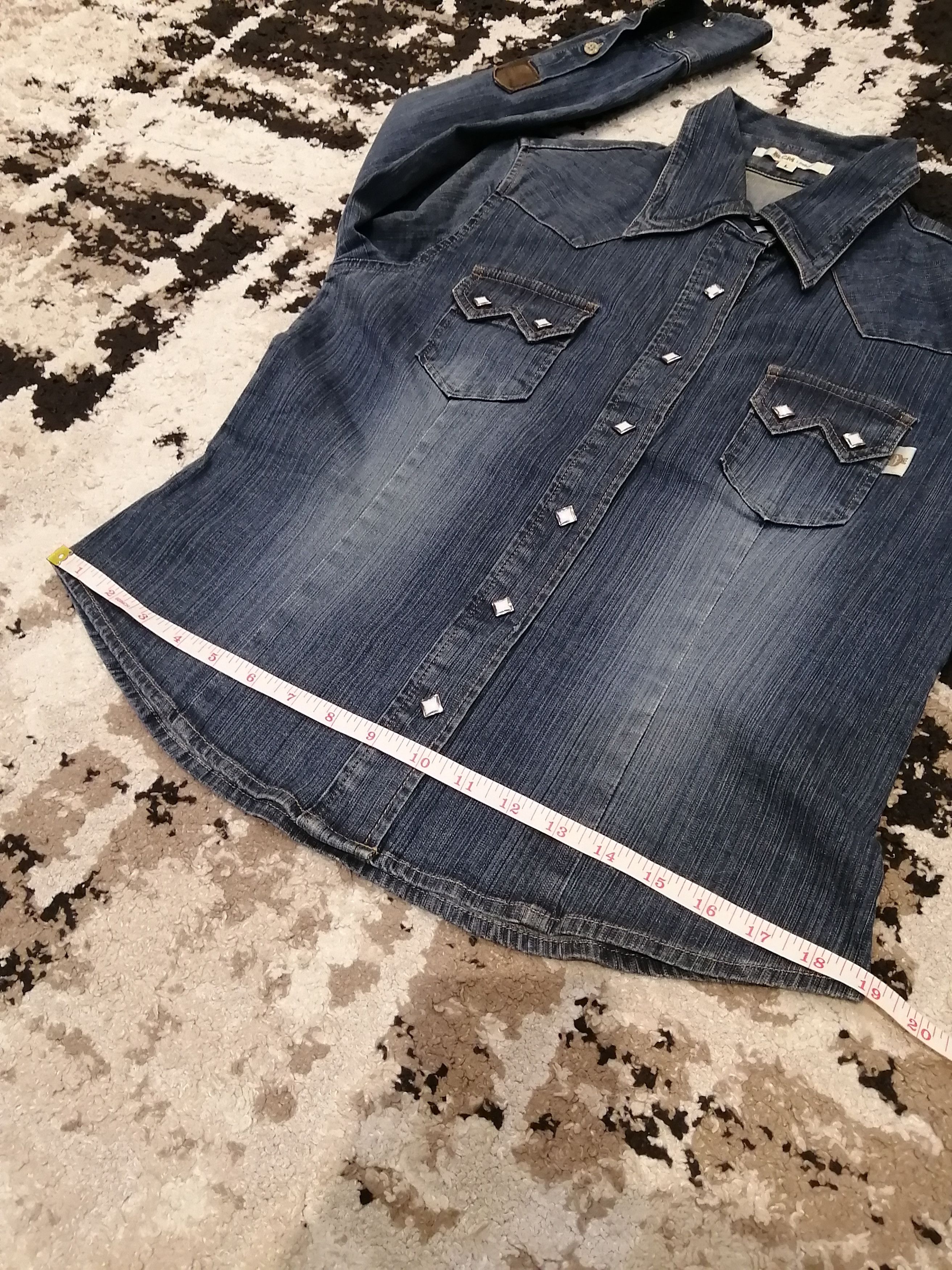MCM Vintage MCM Denim Blue Shirt - Size L Size L / US 10 / IT 46 - 12 Thumbnail