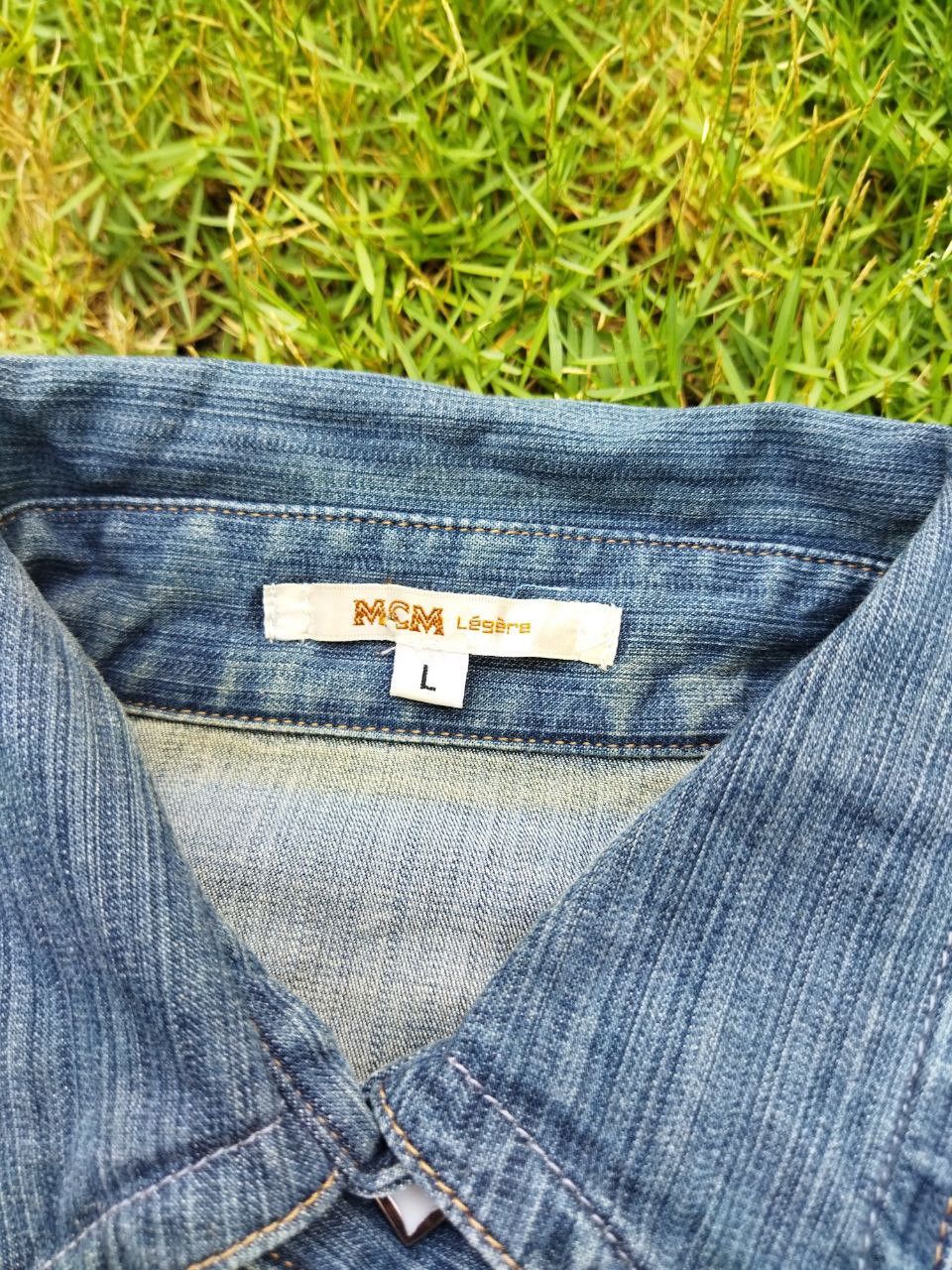 MCM Vintage MCM Denim Blue Shirt - Size L Size L / US 10 / IT 46 - 5 Thumbnail
