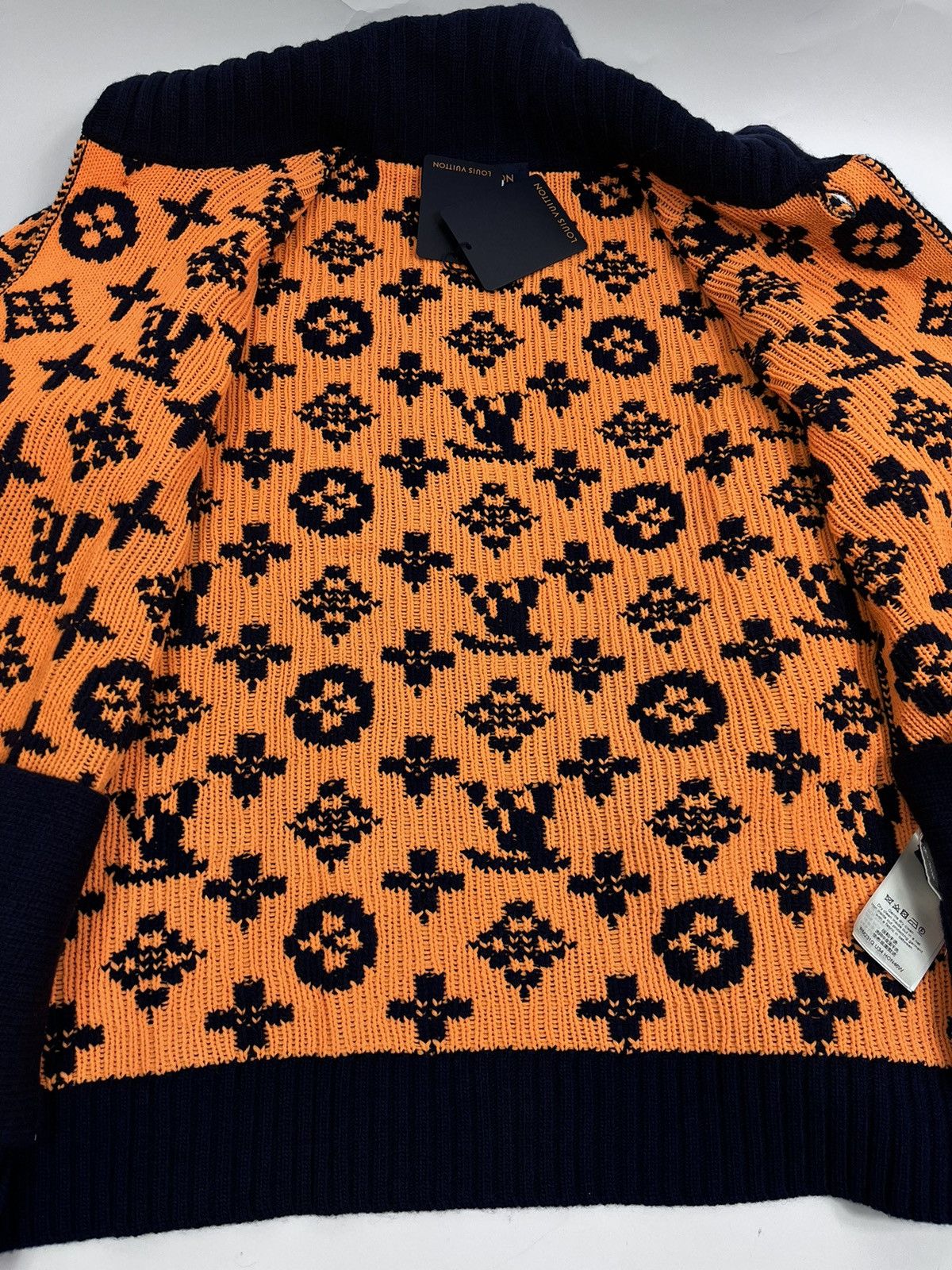 Louis Vuitton LOUIS VUITTON 1AAU8V SIGNATURE MONOGRAM CARDIGAN Size US XL / EU 56 / 4 - 9 Thumbnail