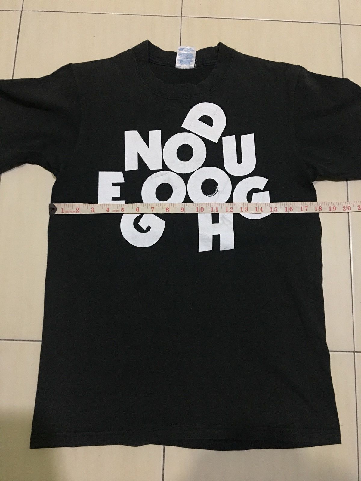 GOODENOUGH GOODENOUGH T-SHIRT JAPANESE STREETWEAR DESIGNER SPELL OUT JP Size US L / EU 52-54 / 3 - 7 Thumbnail
