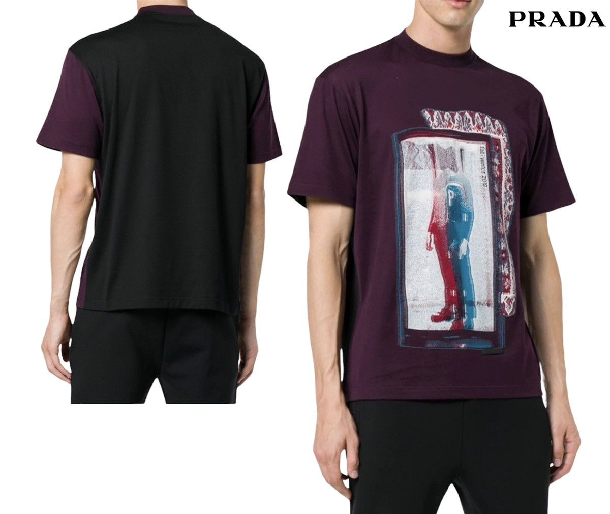 Prada PRADA `Fall-Winter 2018 Graphic Print Design’ Size US L / EU 52-54 / 3 - 1 Thumbnail