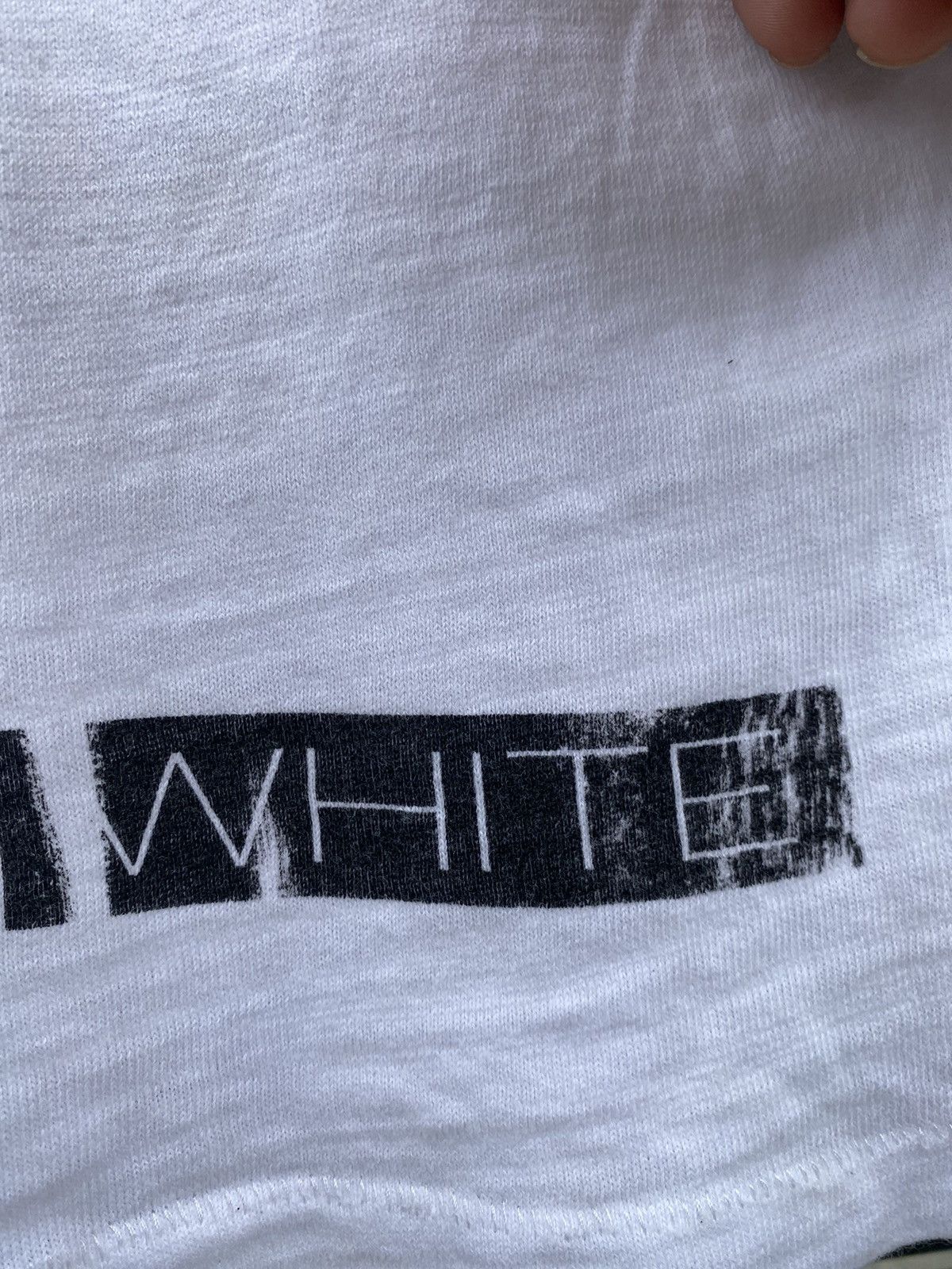 Off-White Vintage Off White Photo Tee Shirt Size US XL / EU 56 / 4 - 5 Thumbnail