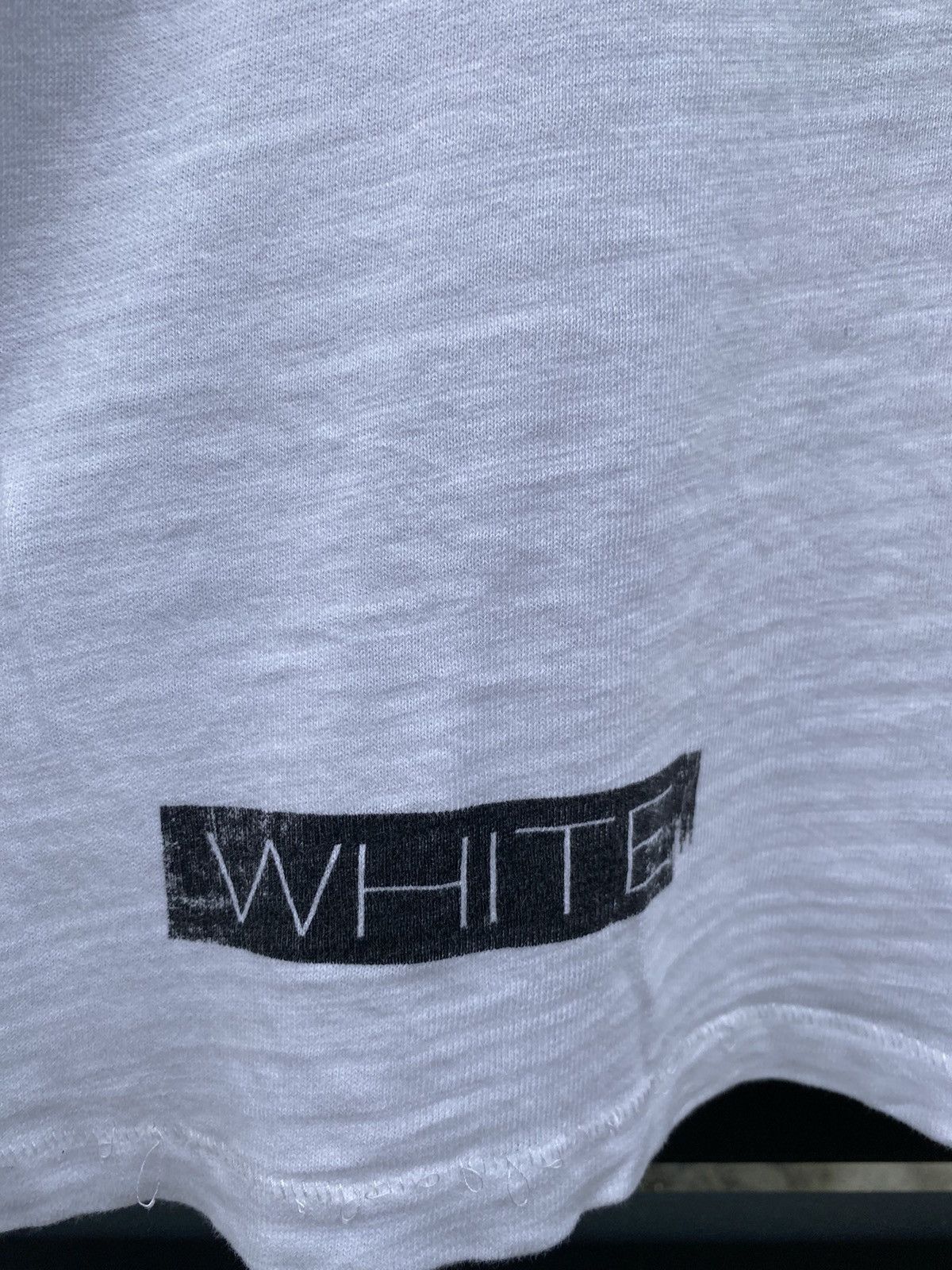 Off-White Vintage Off White Photo Tee Shirt Size US XL / EU 56 / 4 - 4 Thumbnail