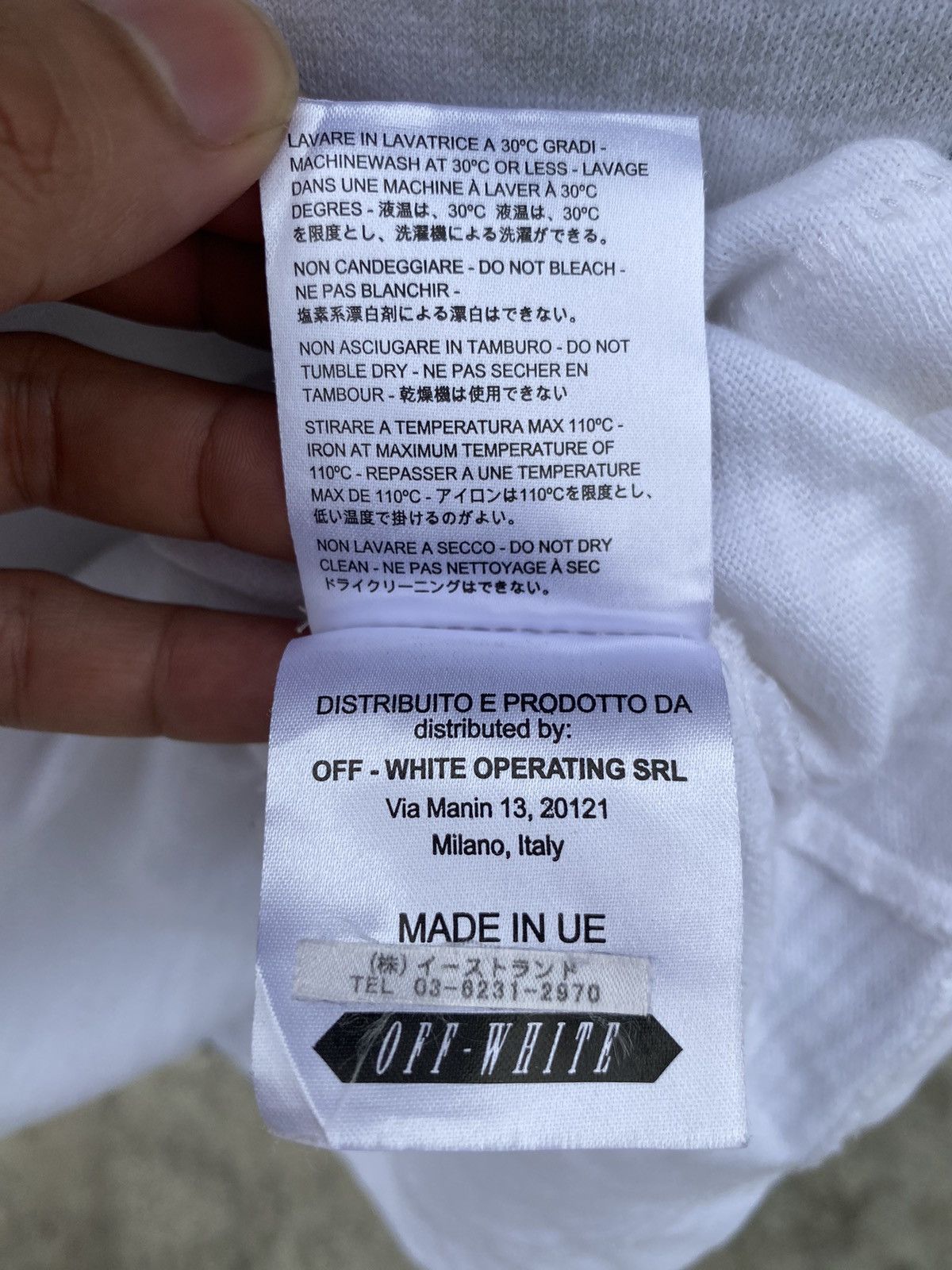 Off-White Vintage Off White Photo Tee Shirt Size US XL / EU 56 / 4 - 14 Thumbnail