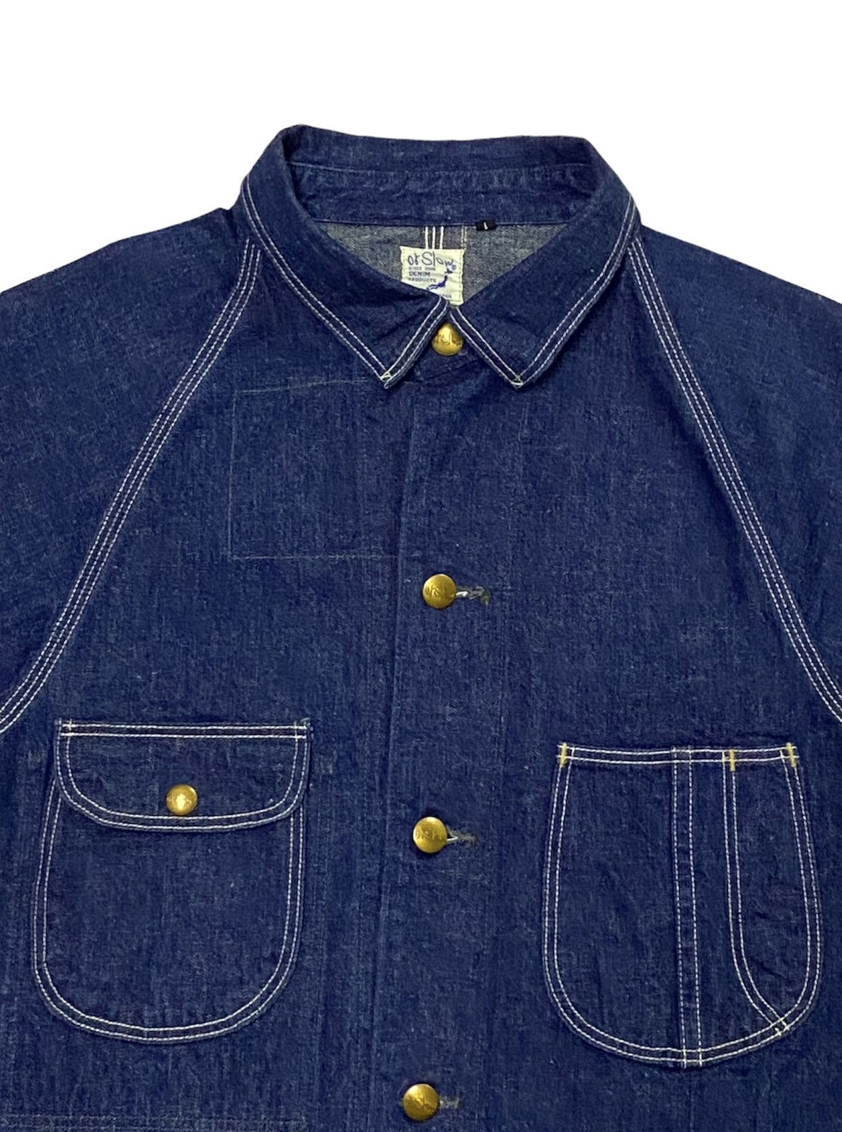 Orslow OrSlow 1950s Coverall Jacket Indigo Denim Size US S / EU 44-46 / 1 - 12 Thumbnail