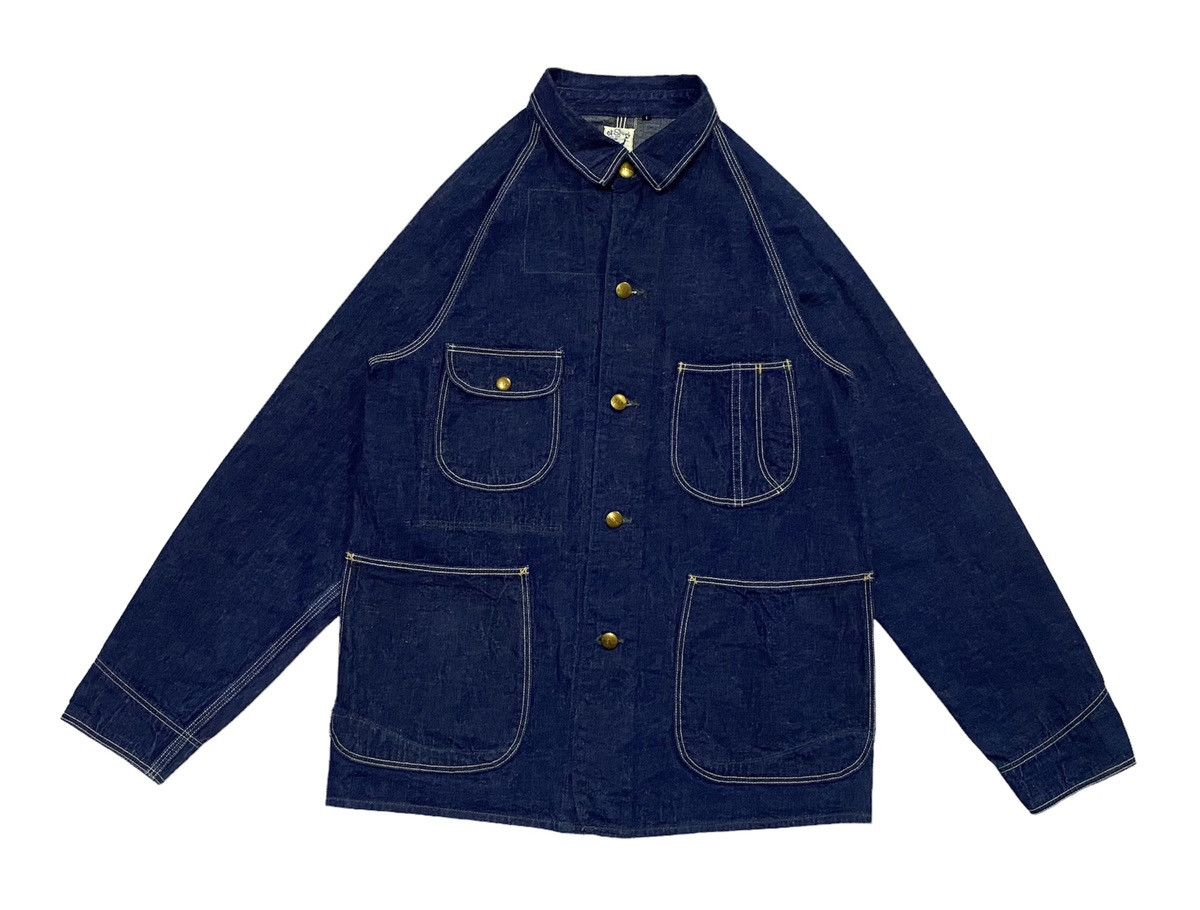 Orslow OrSlow 1950s Coverall Jacket Indigo Denim Size US S / EU 44-46 / 1 - 2 Thumbnail