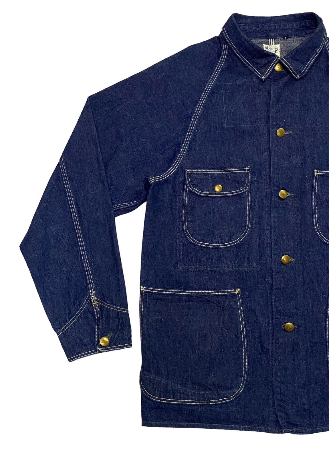 Orslow OrSlow 1950s Coverall Jacket Indigo Denim Size US S / EU 44-46 / 1 - 14 Thumbnail
