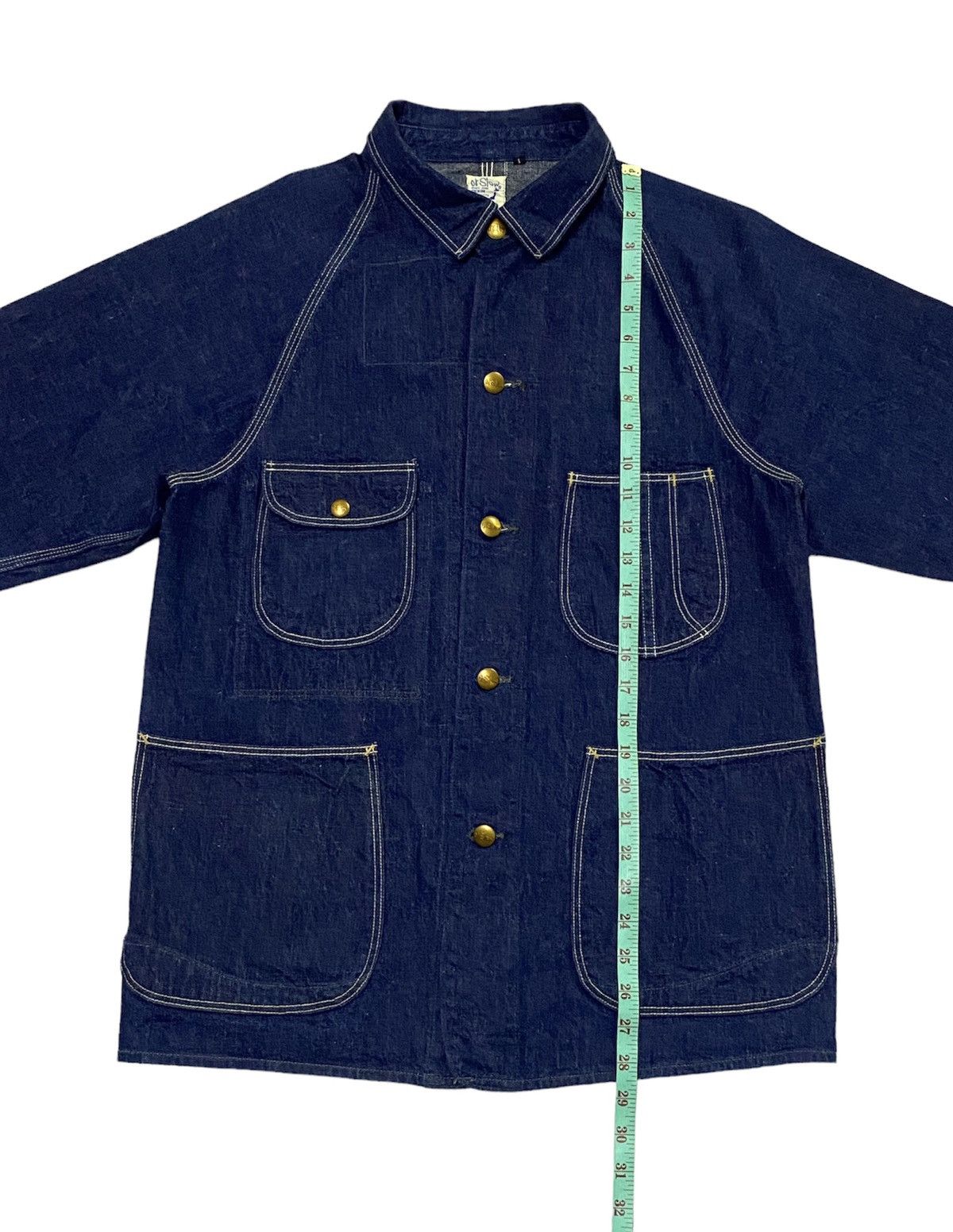 Orslow OrSlow 1950s Coverall Jacket Indigo Denim Size US S / EU 44-46 / 1 - 5 Thumbnail