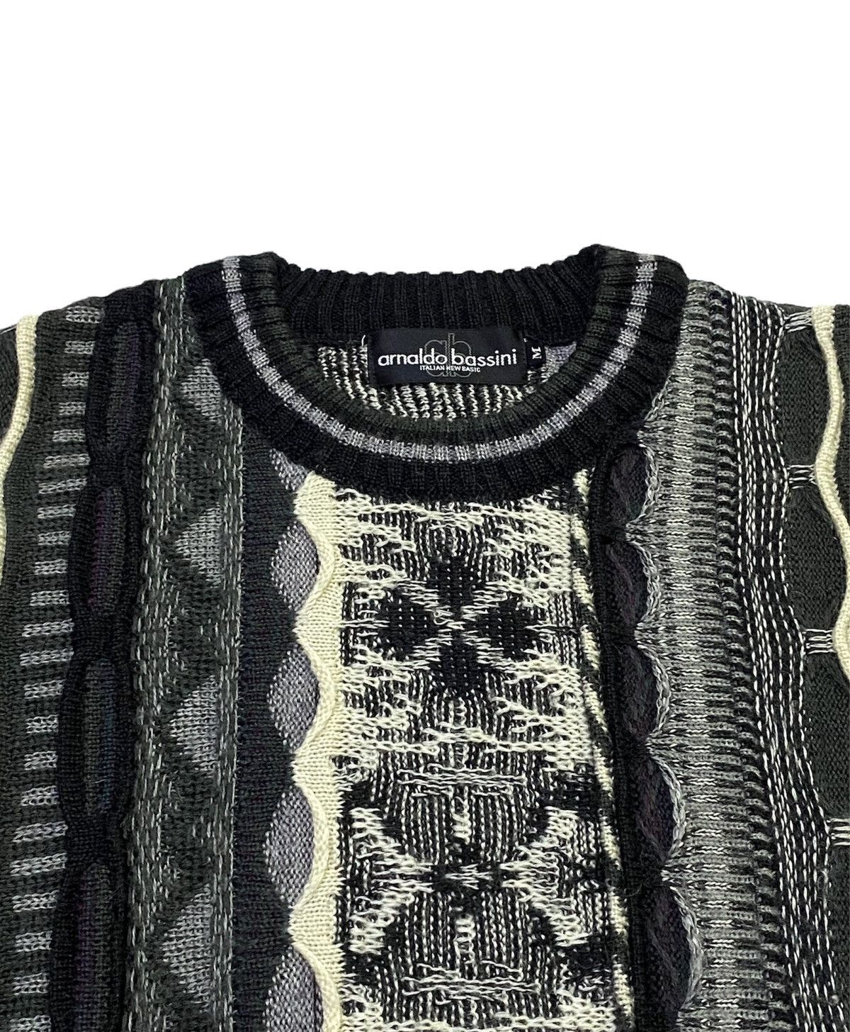 Vintage Vintage 90s Arnaldo Bassini Knitwear Sweatshirt Size US M / EU 48-50 / 2 - 12 Thumbnail