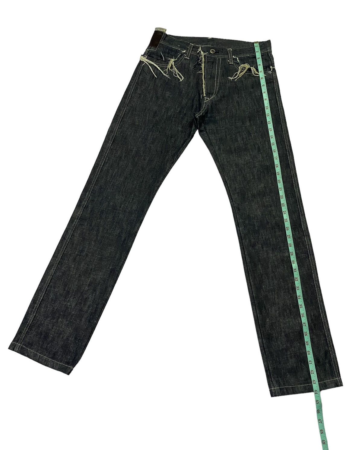 Yohji Yamamoto Rare!!! Yohji Yamamoto Y’s Straight-Leg Denim Pants Size US 32 / EU 48 - 6 Thumbnail