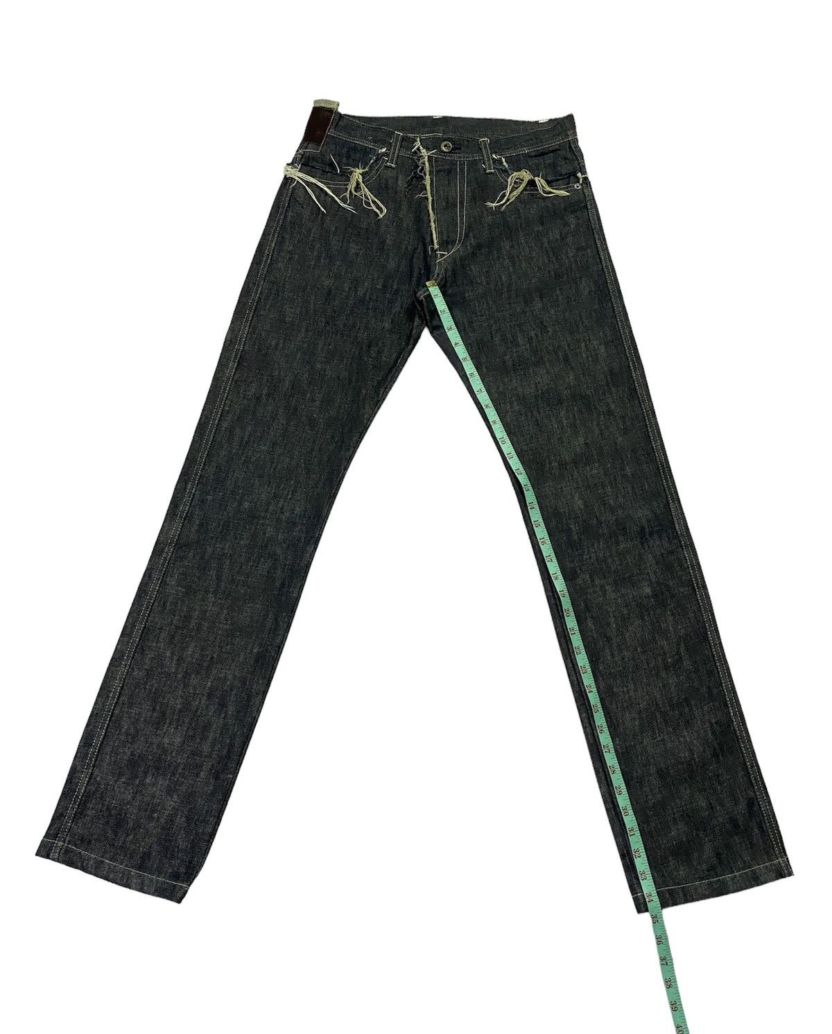 Yohji Yamamoto Rare!!! Yohji Yamamoto Y’s Straight-Leg Denim Pants Size US 32 / EU 48 - 7 Thumbnail