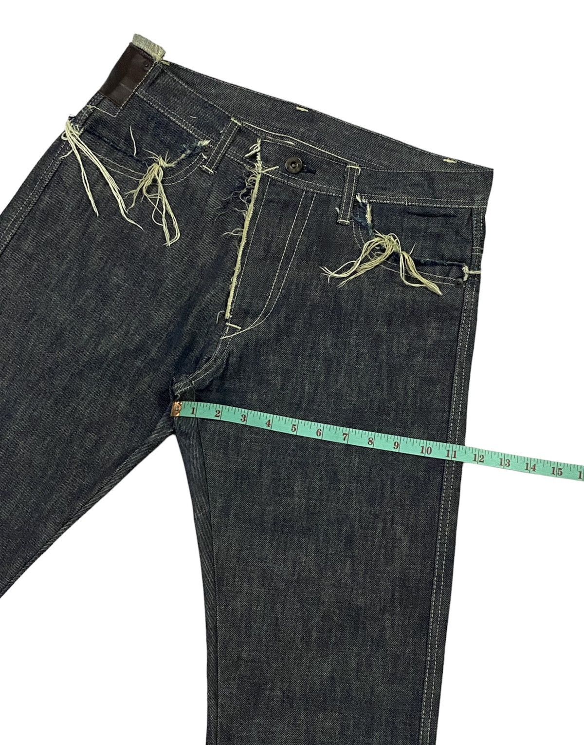 Yohji Yamamoto Rare!!! Yohji Yamamoto Y’s Straight-Leg Denim Pants Size US 32 / EU 48 - 8 Thumbnail