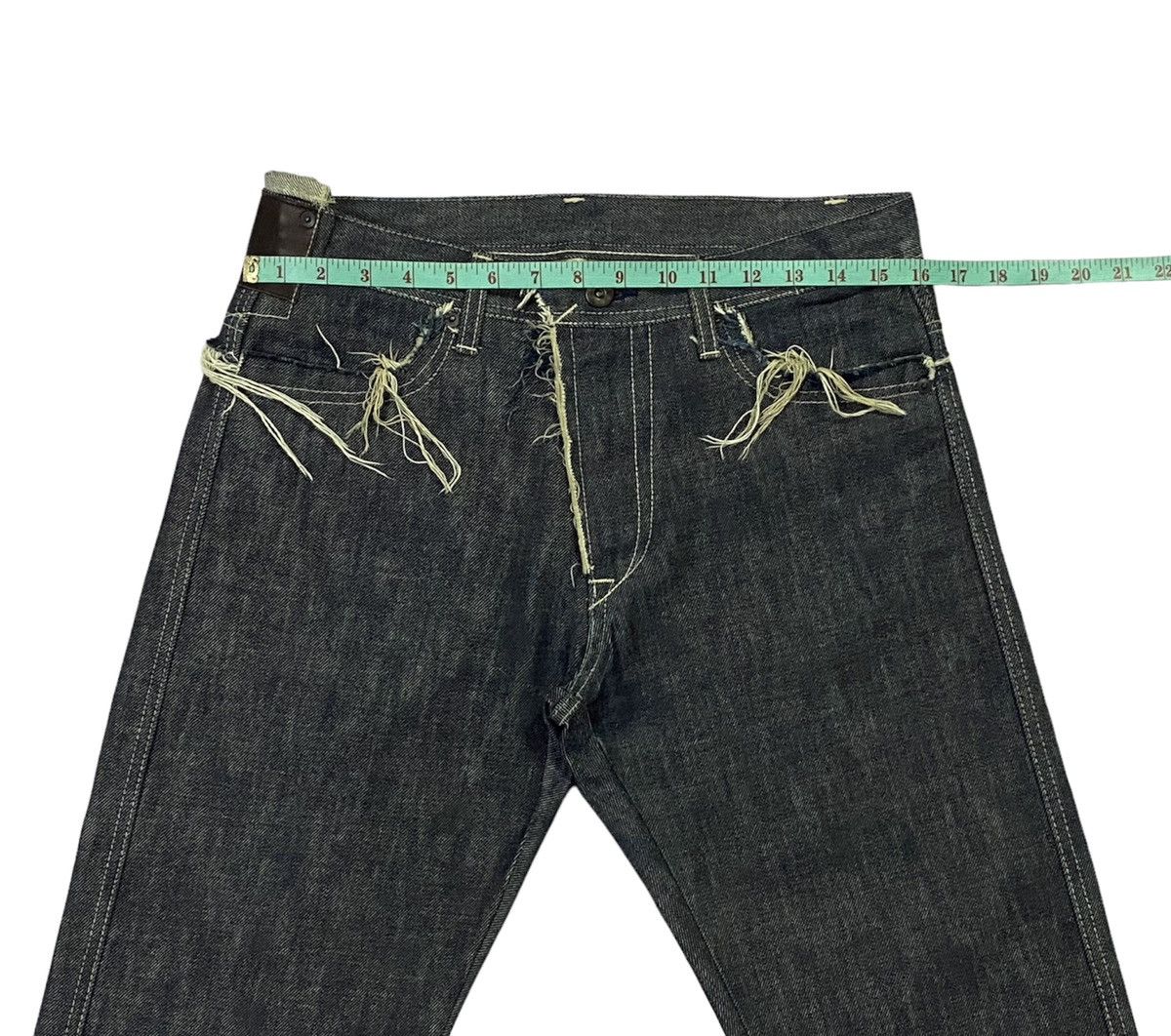 Yohji Yamamoto Rare!!! Yohji Yamamoto Y’s Straight-Leg Denim Pants Size US 32 / EU 48 - 4 Thumbnail