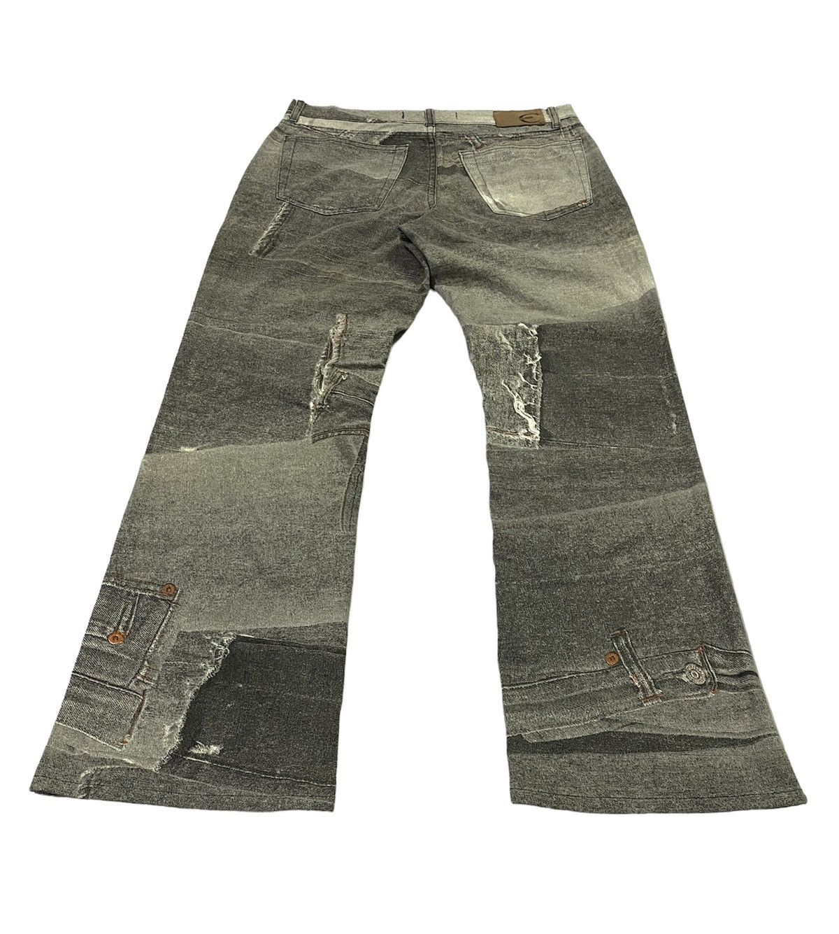 Just Cavalli 💃Just Cavalli Flare Graphic Printed Pants Size US 31 - 23 Thumbnail
