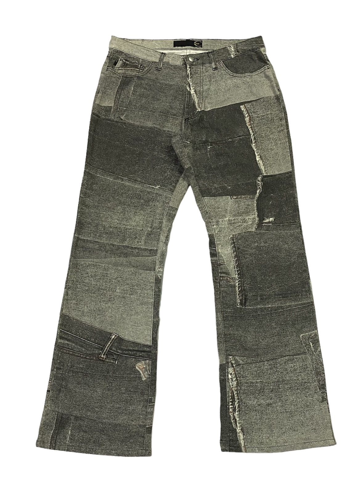 Just Cavalli 💃Just Cavalli Flare Graphic Printed Pants Size US 31 - 2 Thumbnail