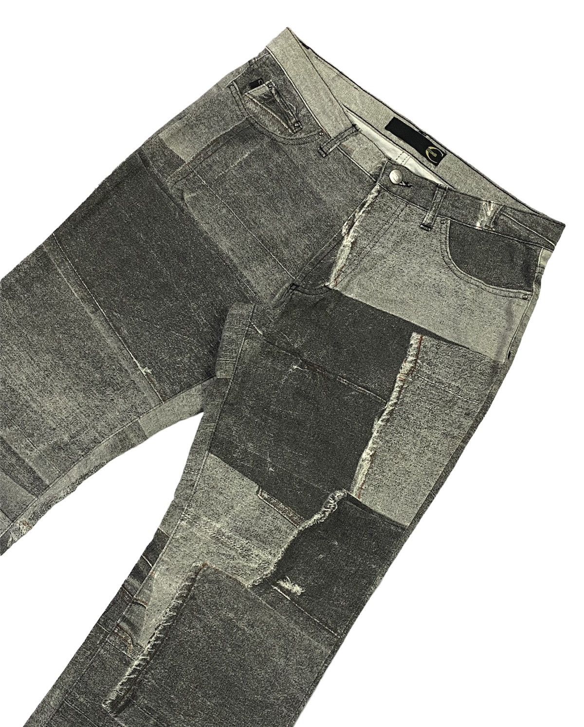 Just Cavalli 💃Just Cavalli Flare Graphic Printed Pants Size US 31 - 17 Thumbnail