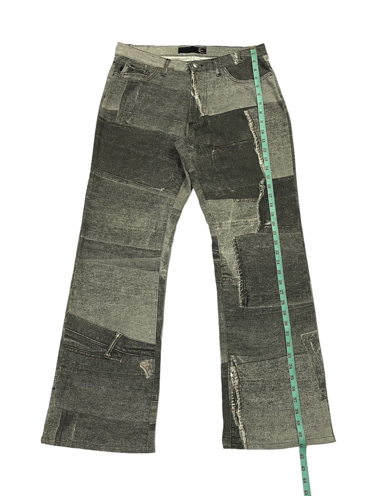 Just Cavalli 💃Just Cavalli Flare Graphic Printed Pants Size US 31 - 6 Thumbnail