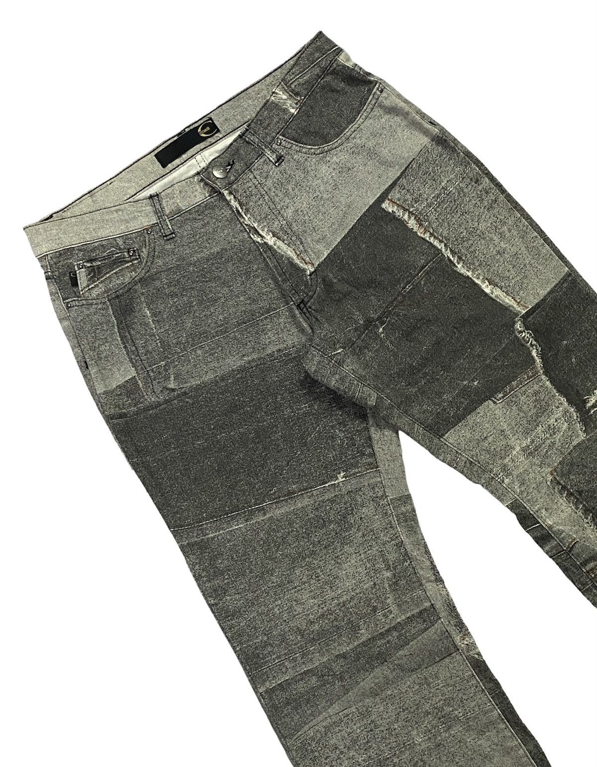 Just Cavalli 💃Just Cavalli Flare Graphic Printed Pants Size US 31 - 16 Thumbnail